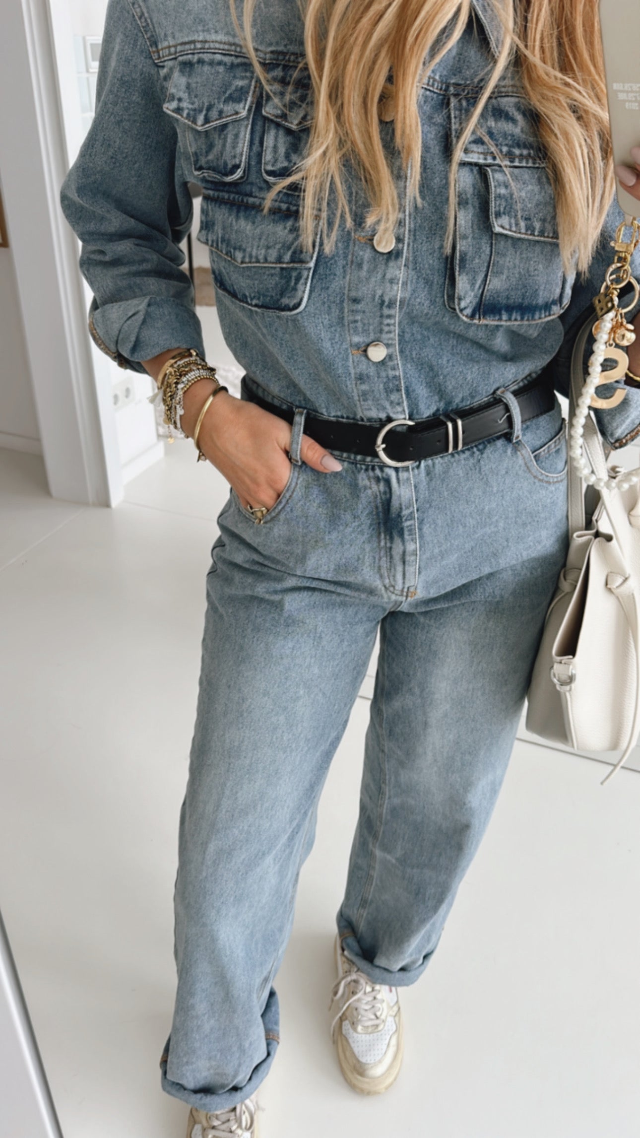Jeans Overall Cargo