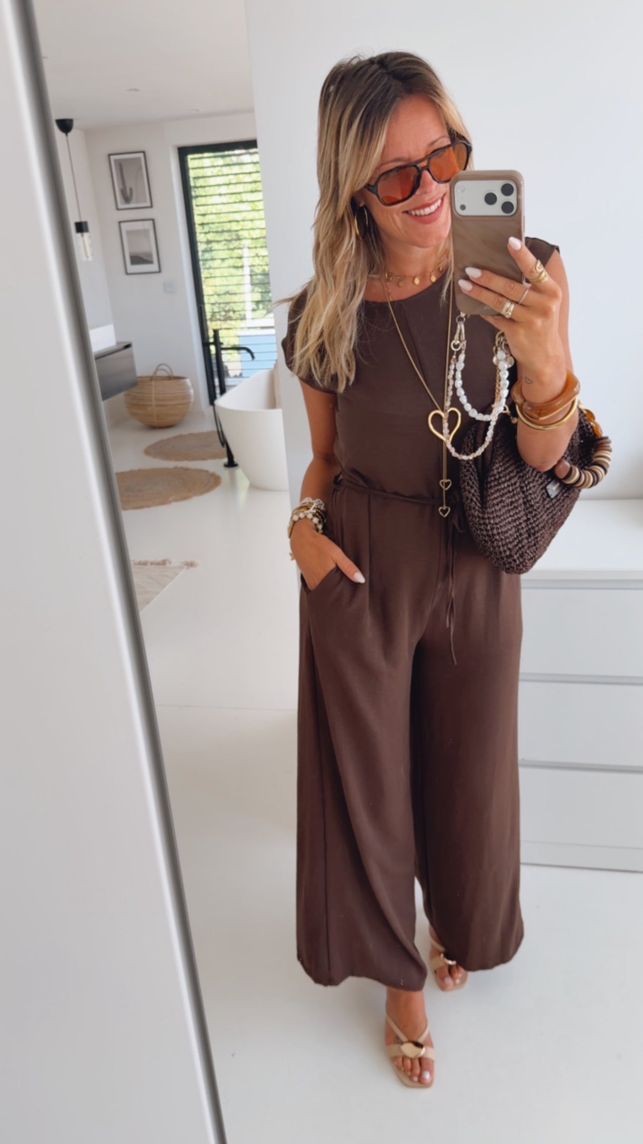 Jumpsuit Simple Tie