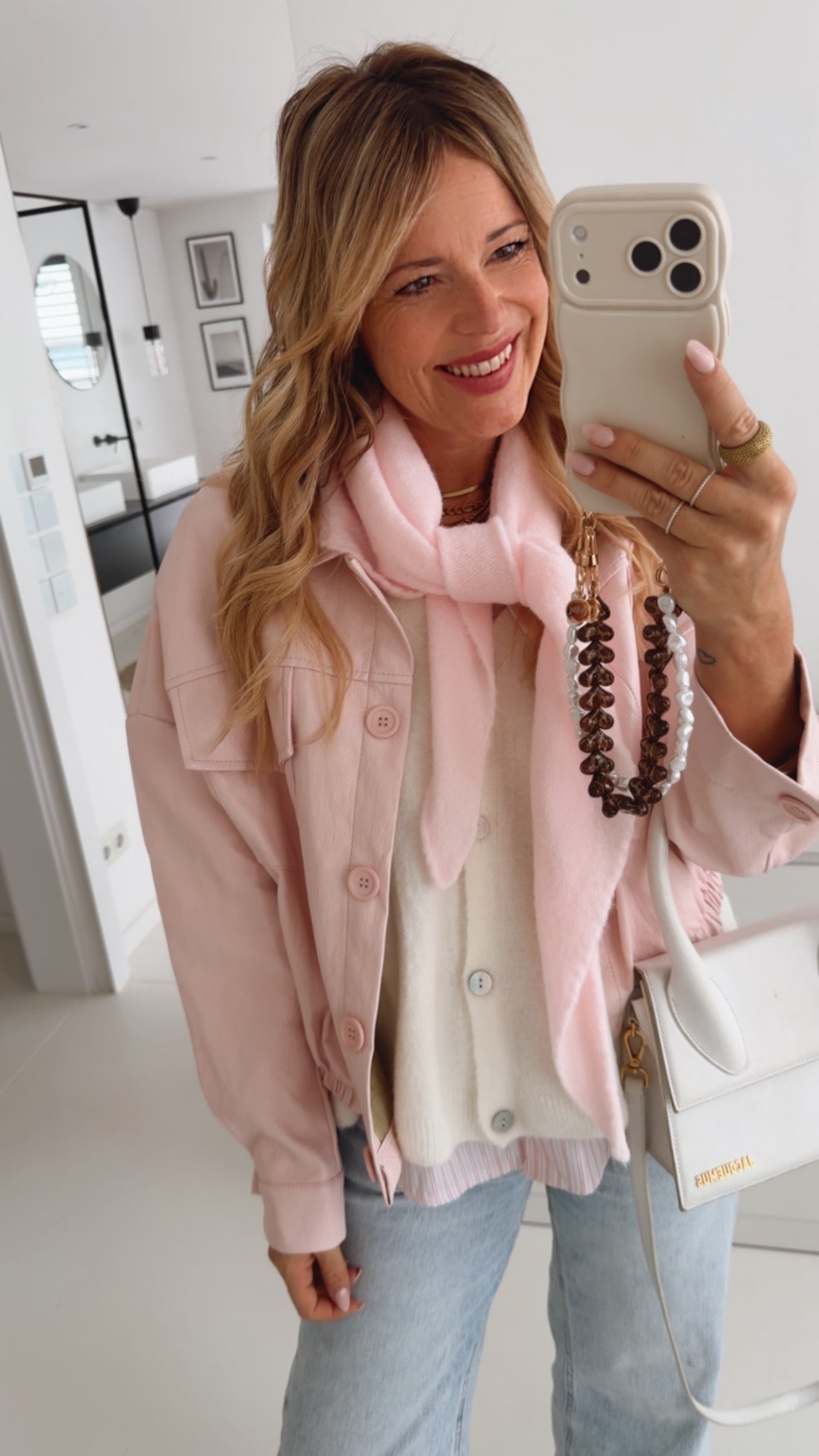 Bomber Jacke Lederoptik