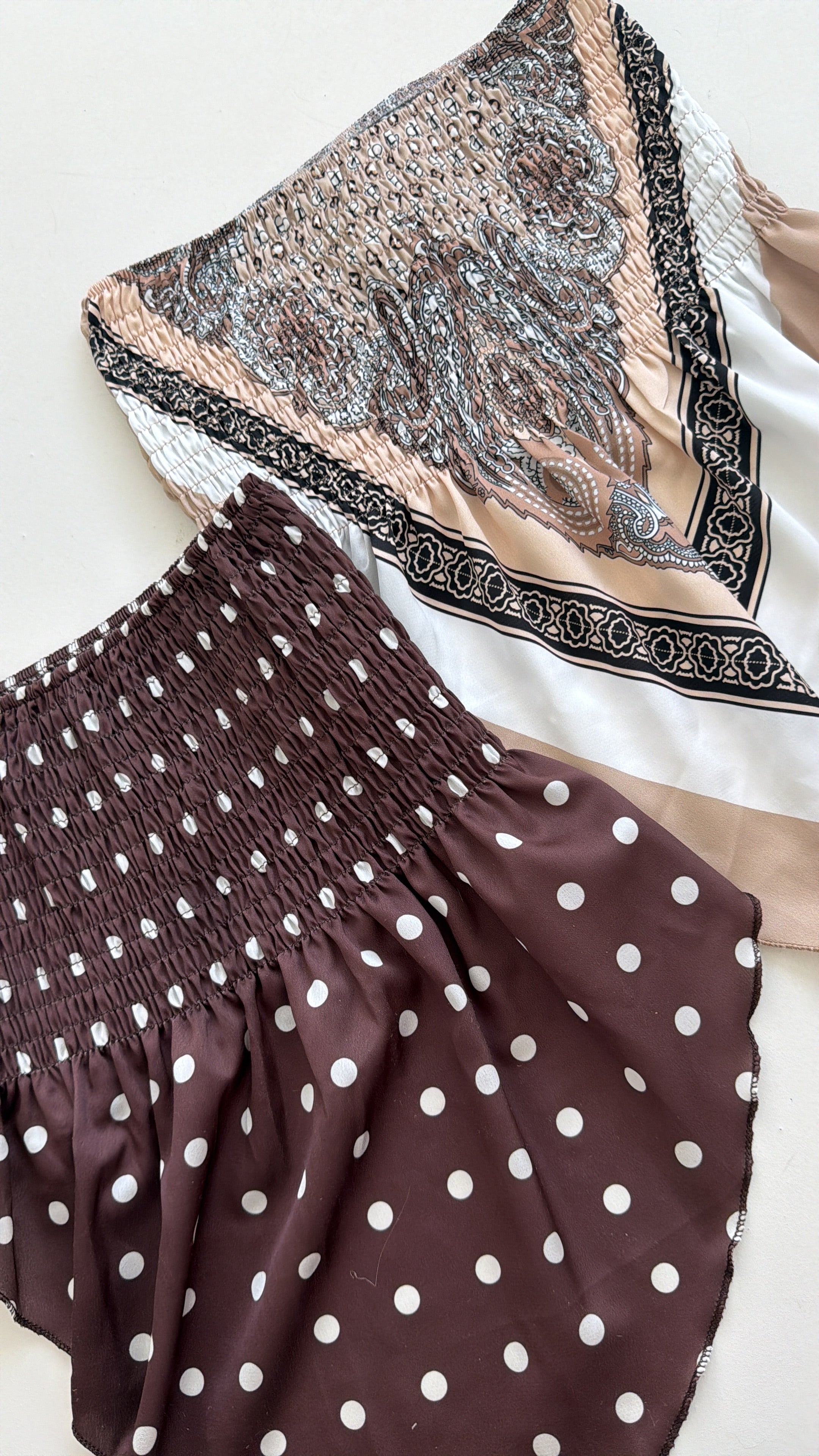 Bandeau Top Seidenoptik