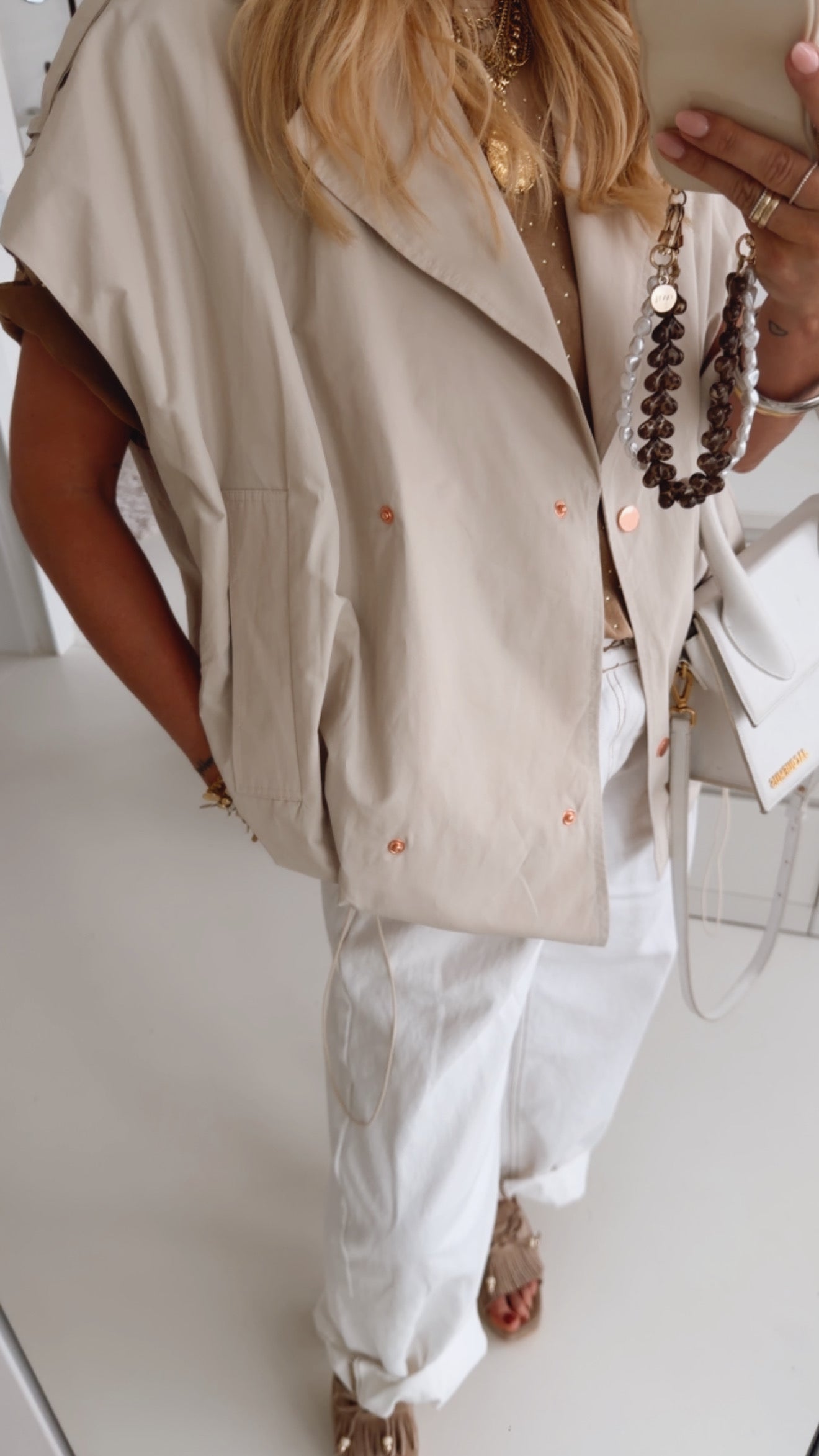 Oversize Weste Trench