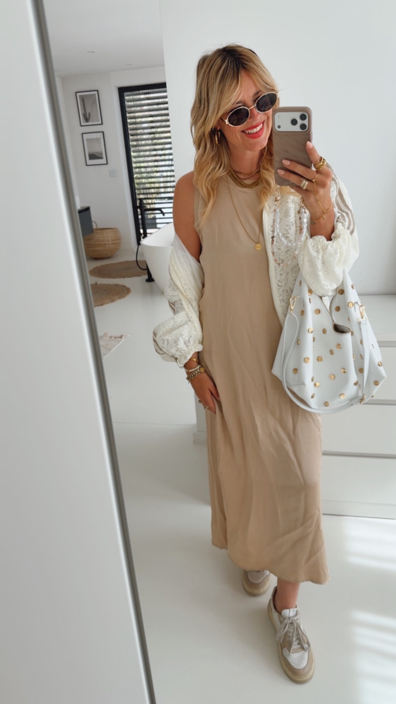 Everyday Kleid Satin Optik