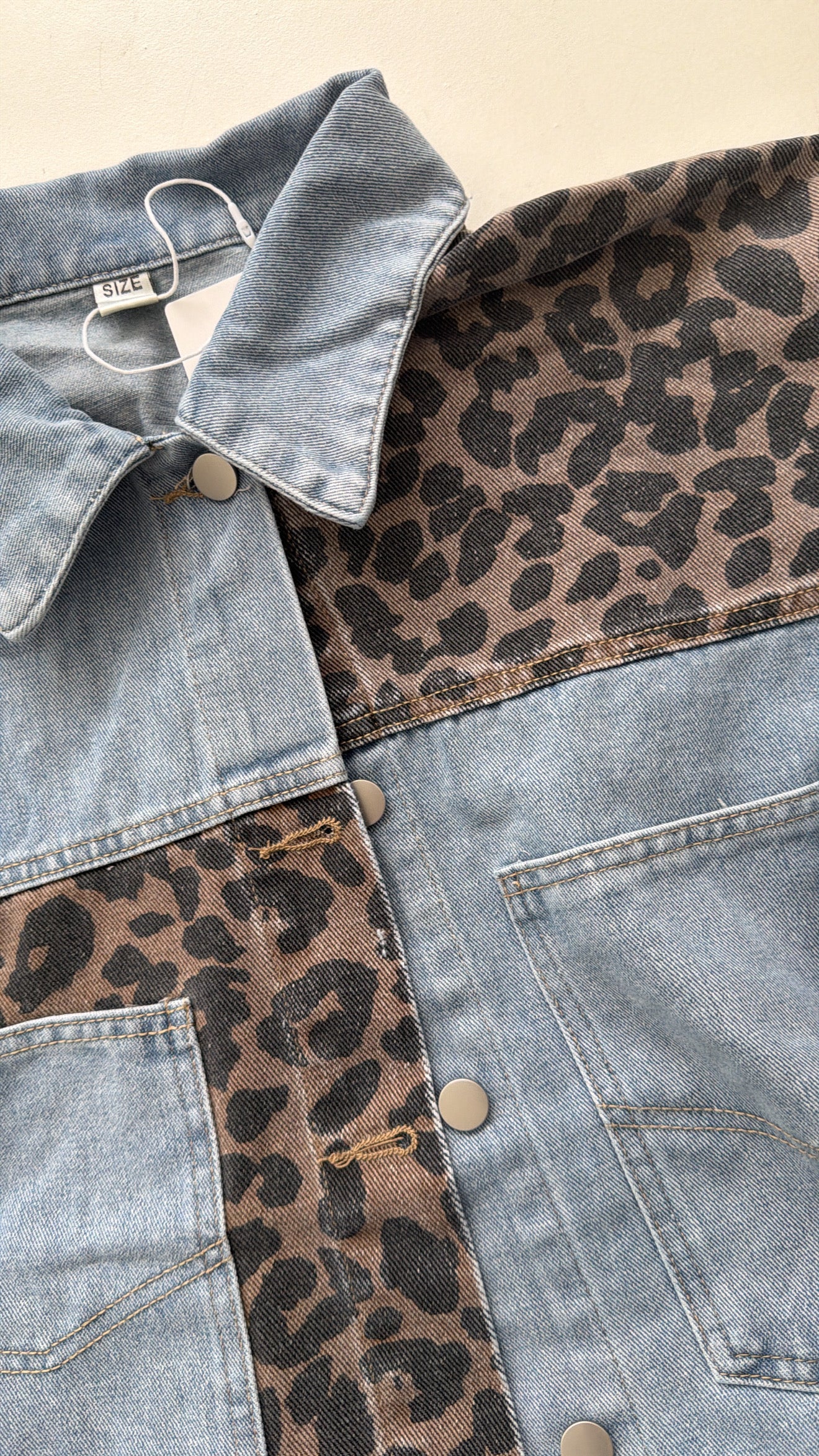 Cropped Jeans Jacke Leo