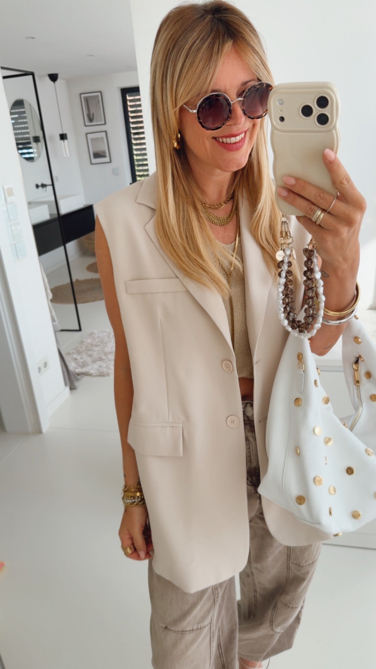 Tasche Golden Studs