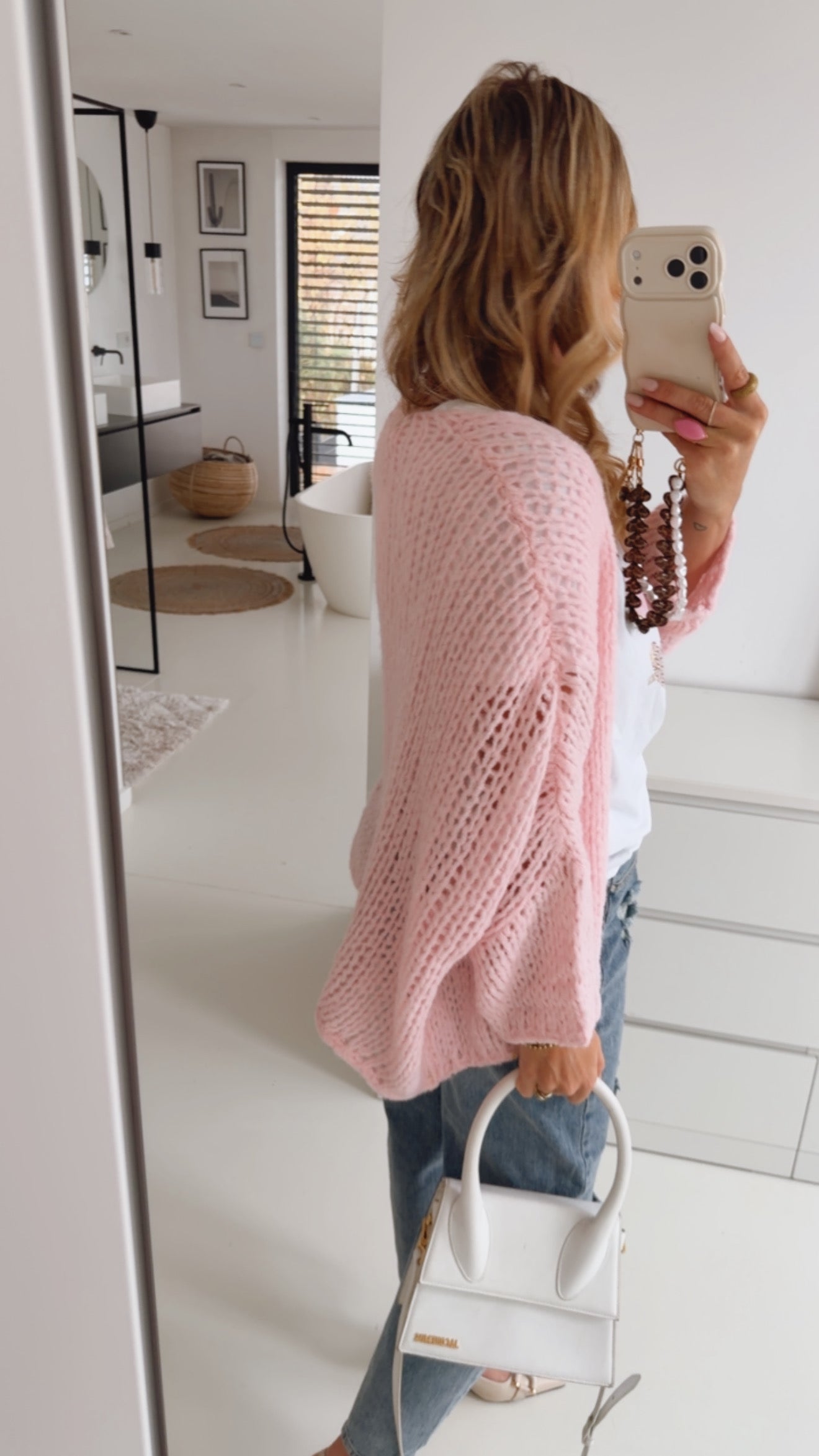 Oversize Grobstrick Jacke