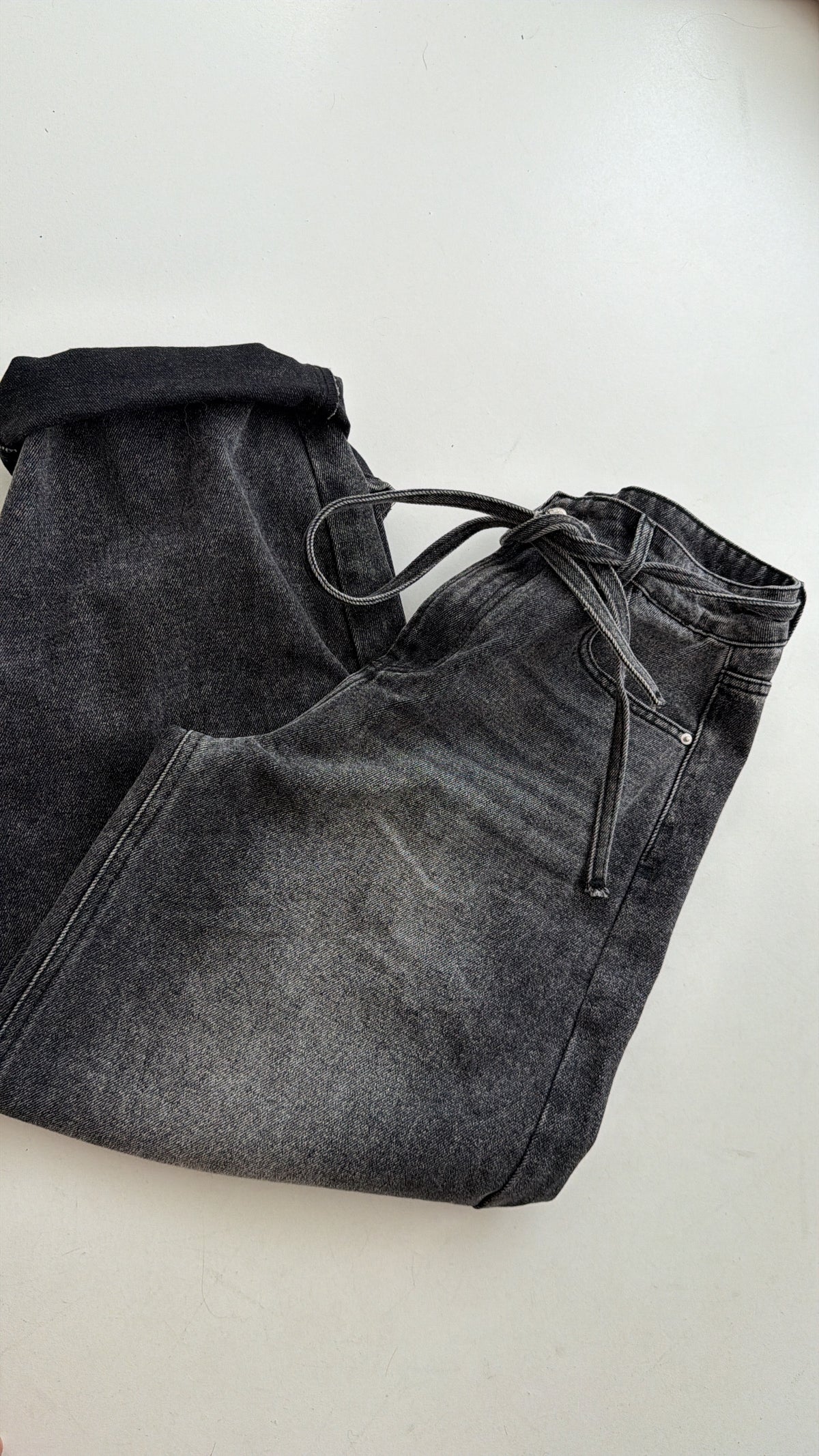 Jeans Mit Bindegurt