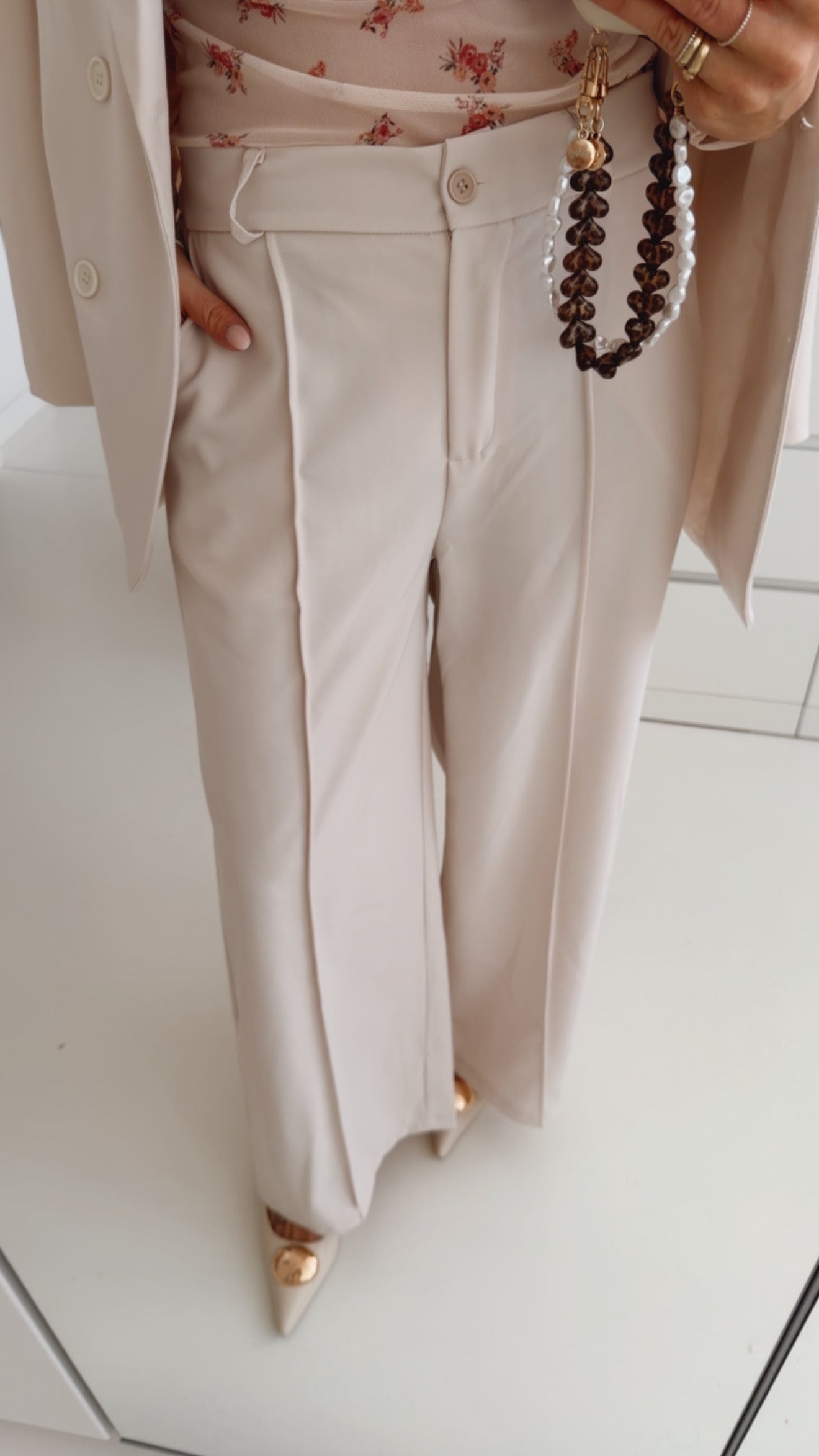 Anzugshose Mittelnaht