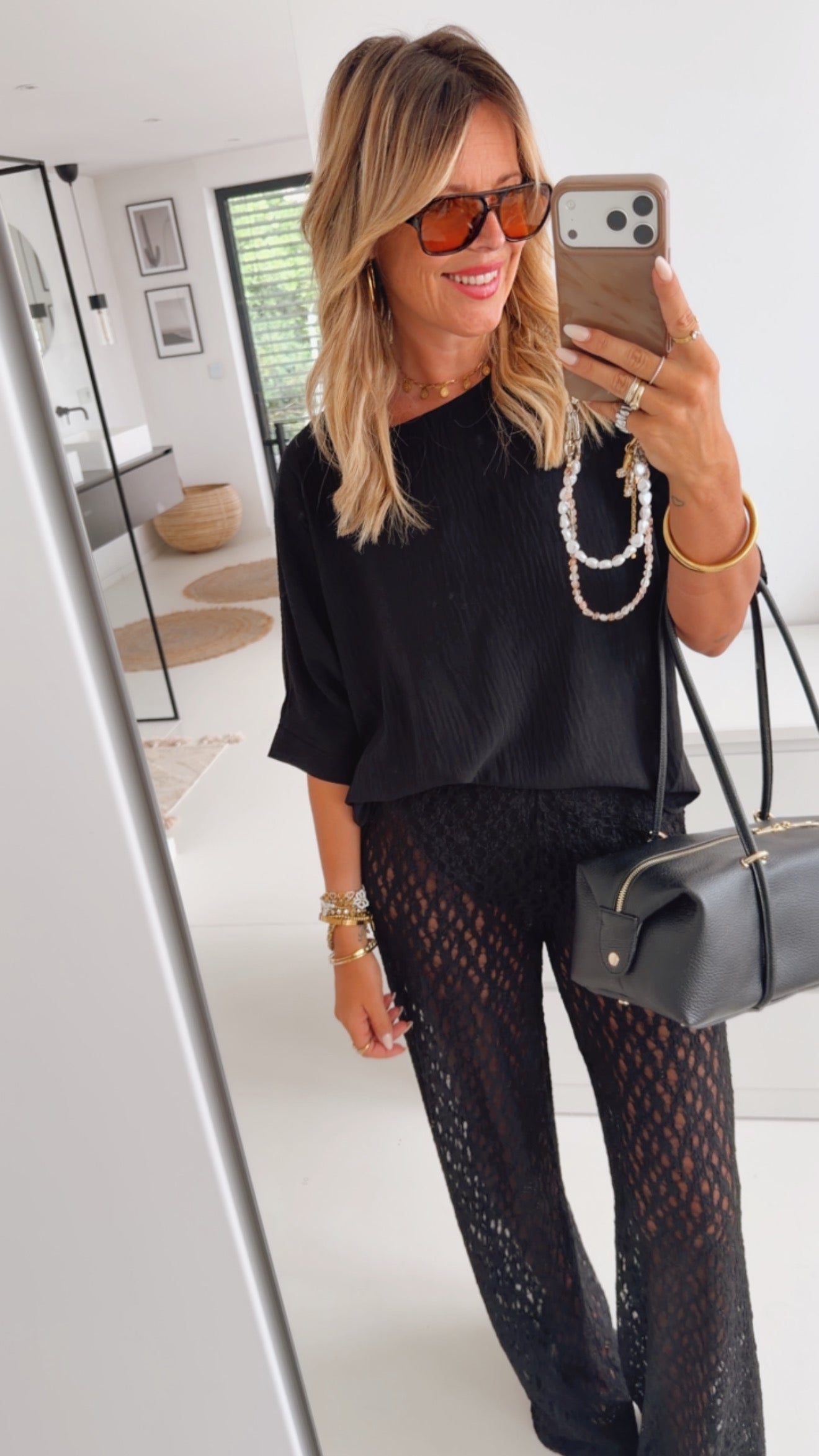 Structured Shirt Wide Neck