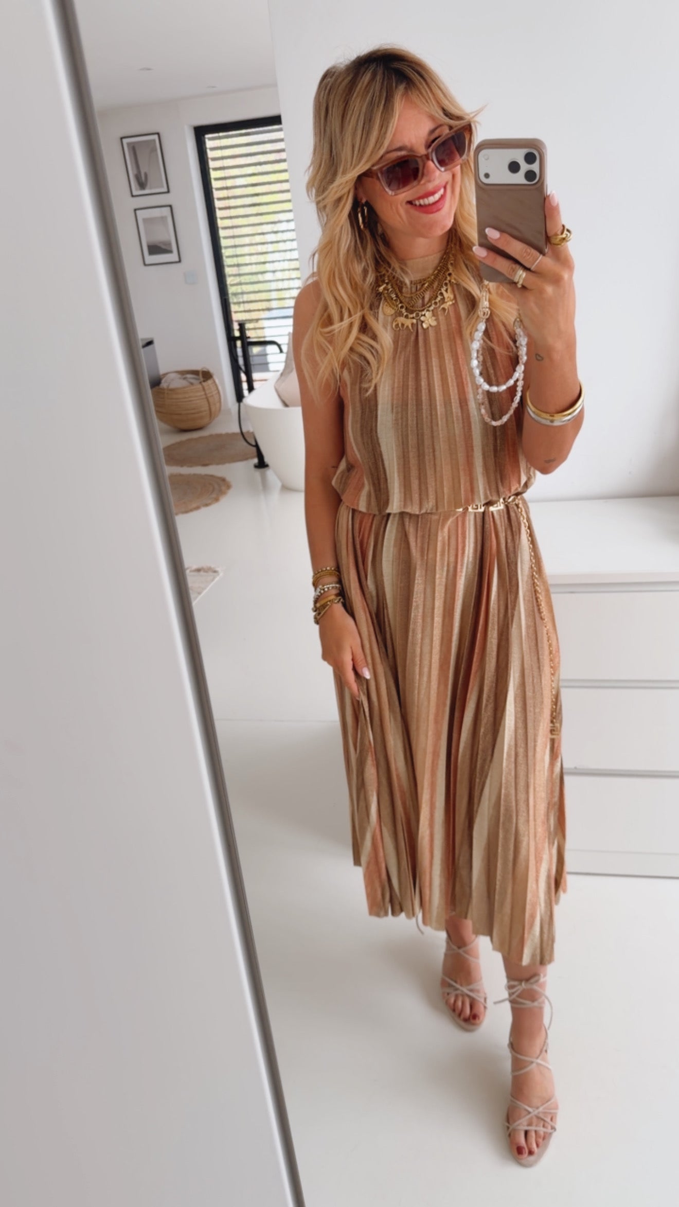 Kleid Plissee