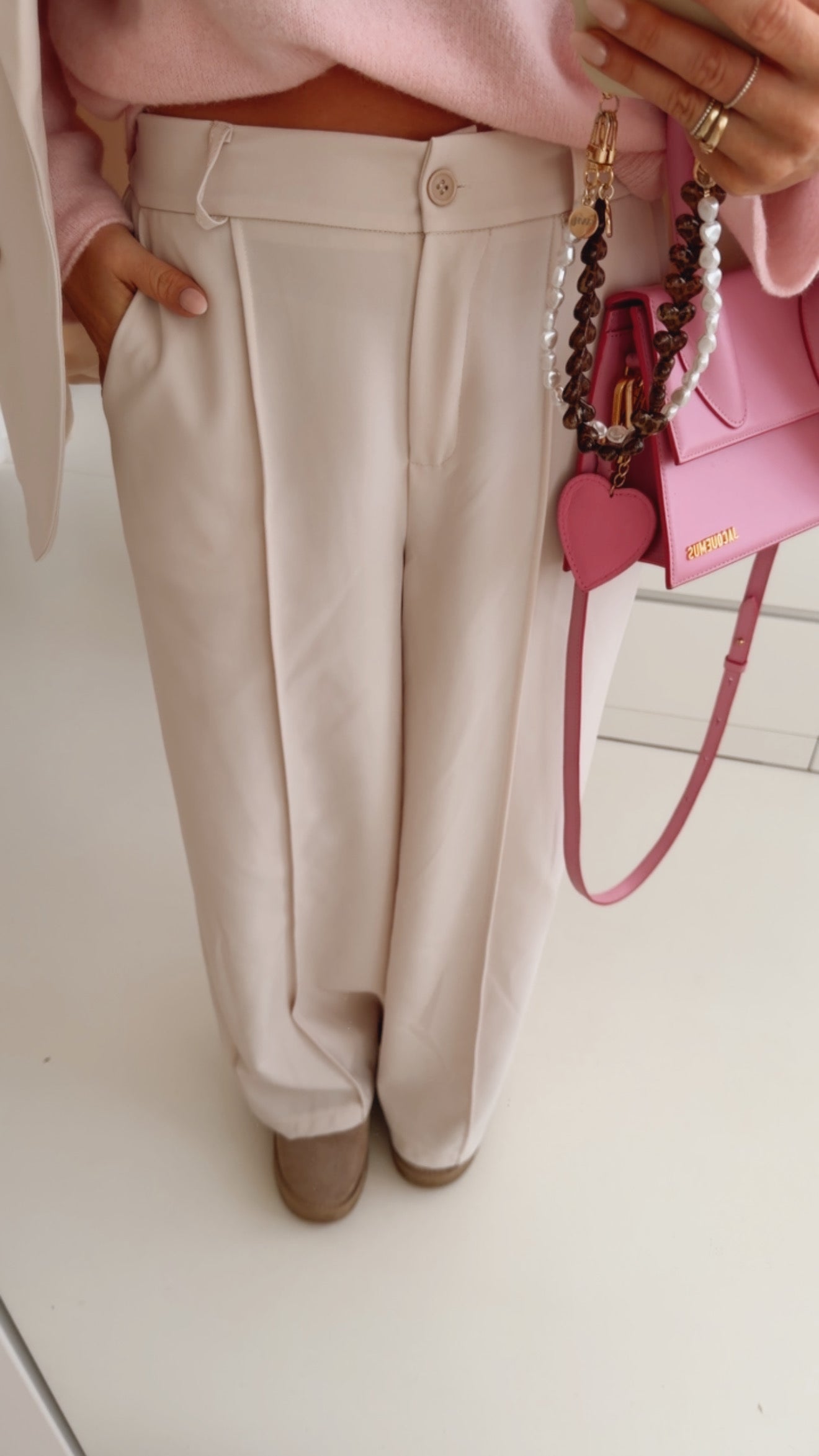 Anzugshose Mittelnaht