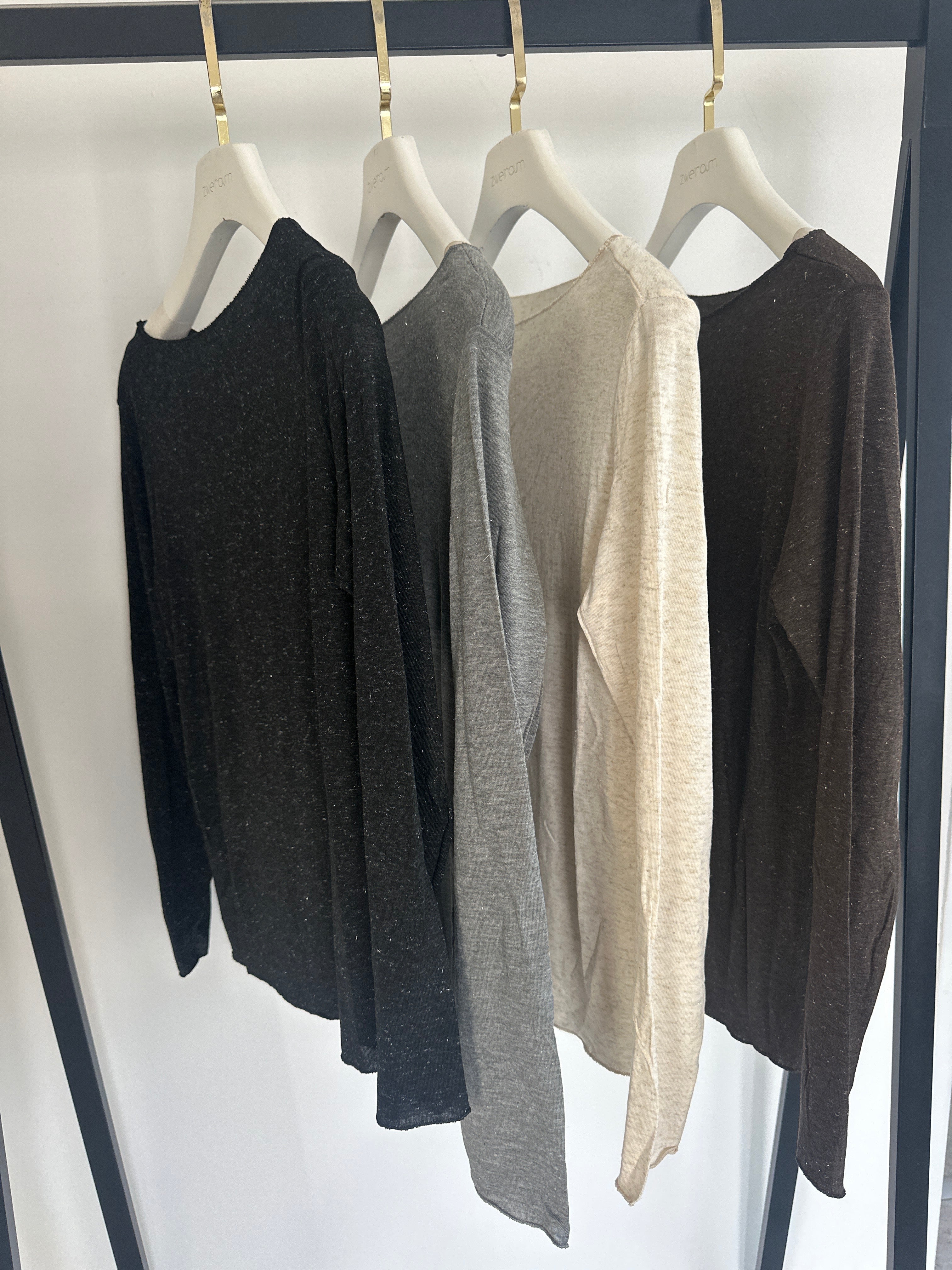 Sheer Longsleeve Shimmering