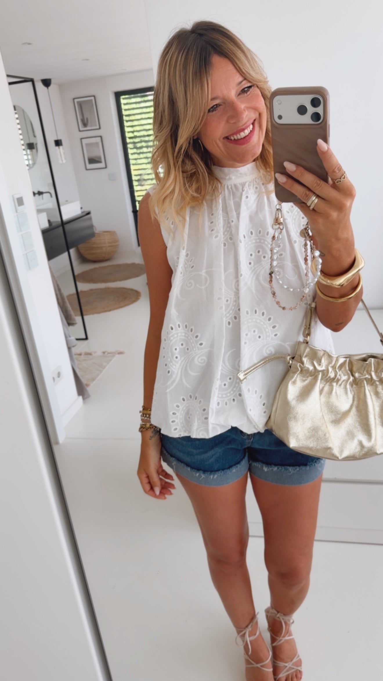 Loose Shirt Rückenfrei zum Binden