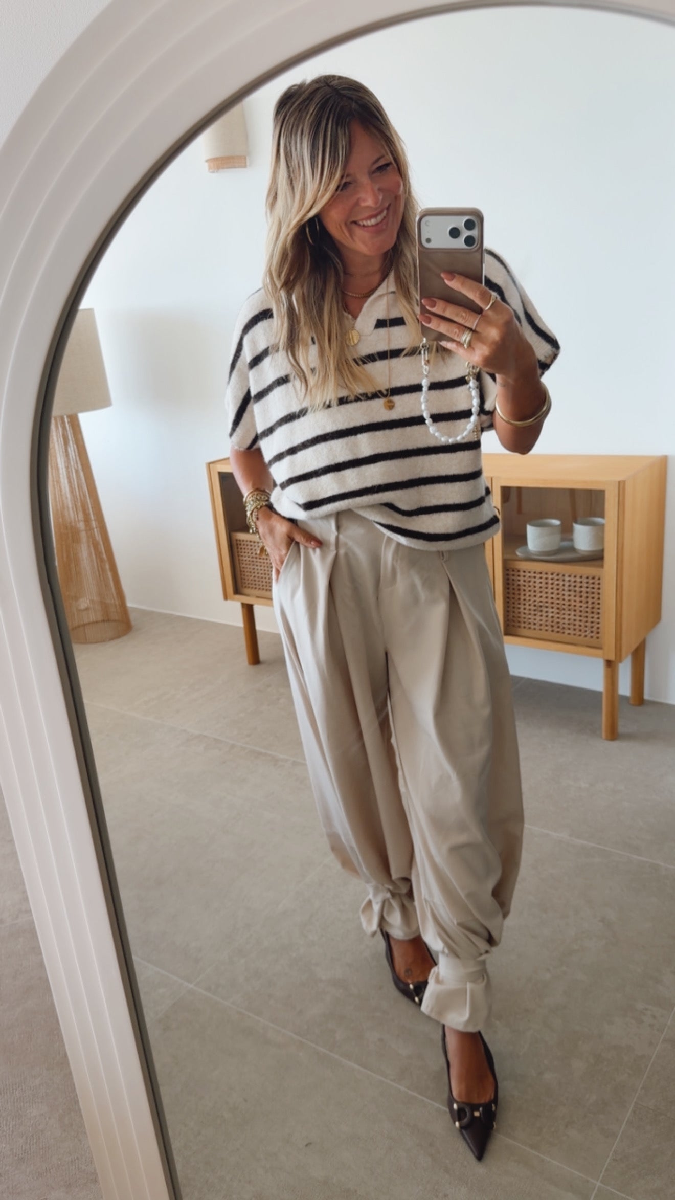 Strick T-Shirt Stripes
