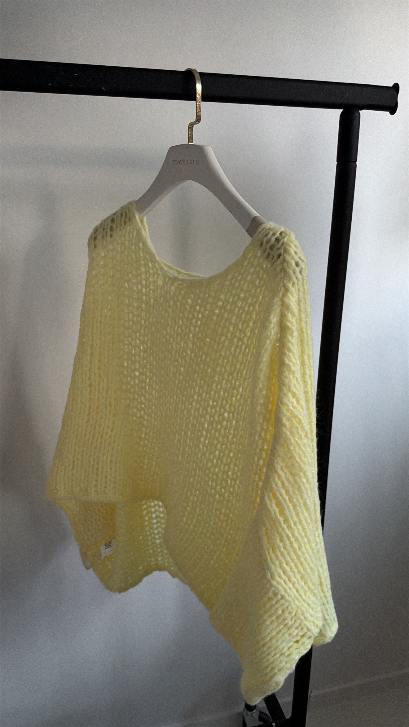 Oversize Grobstrick Pulli Loose