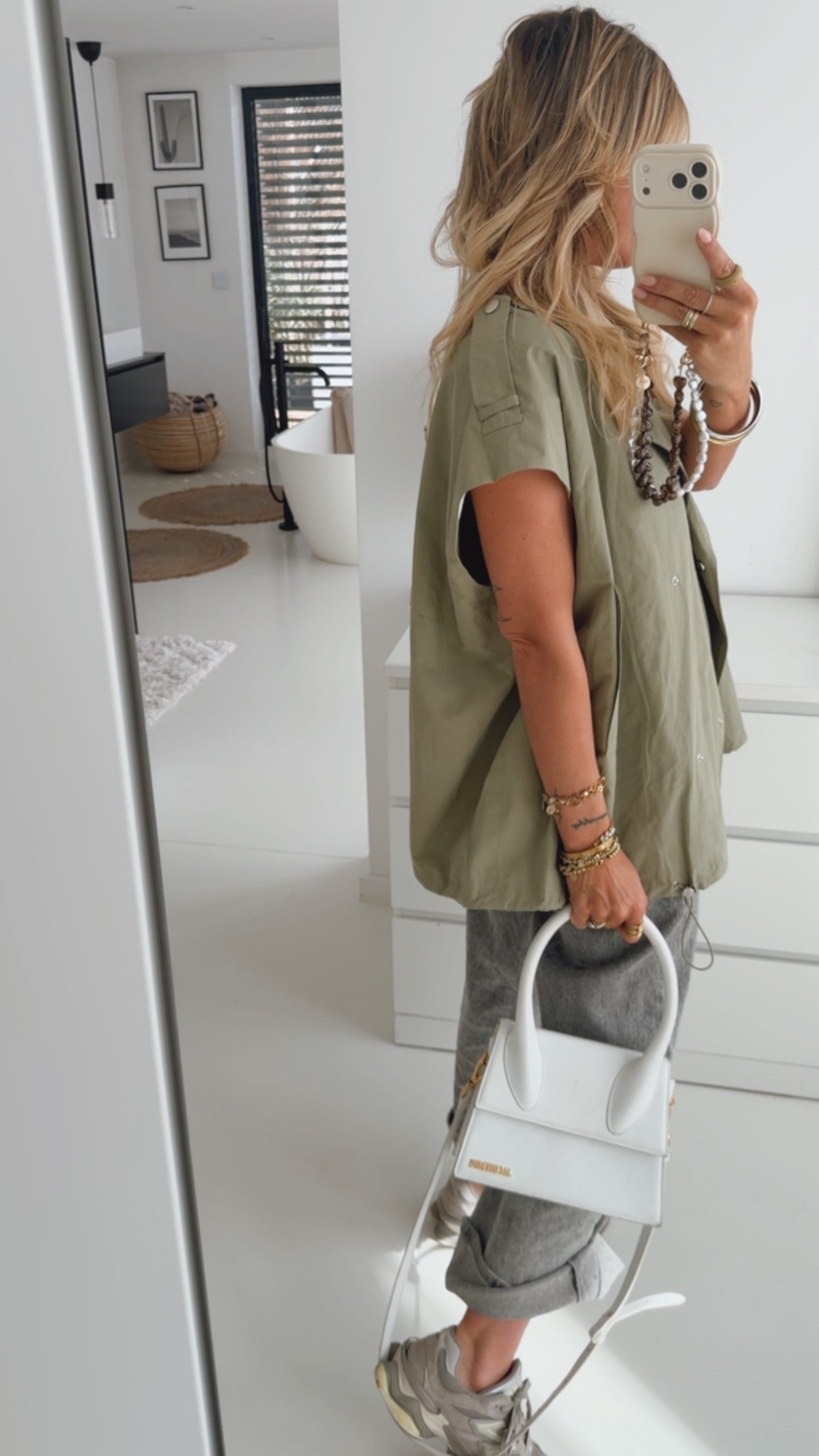Oversize Weste Trench