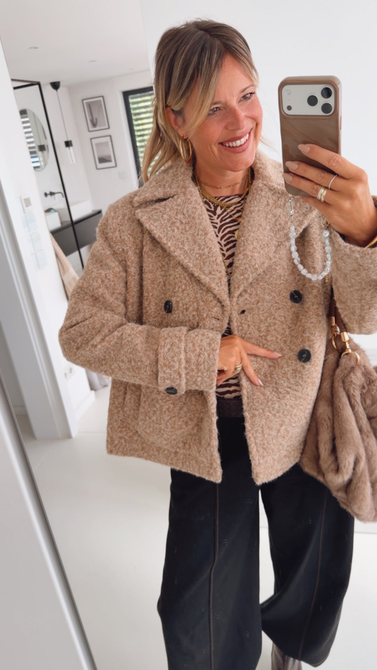 Cozy Jacke Double Button