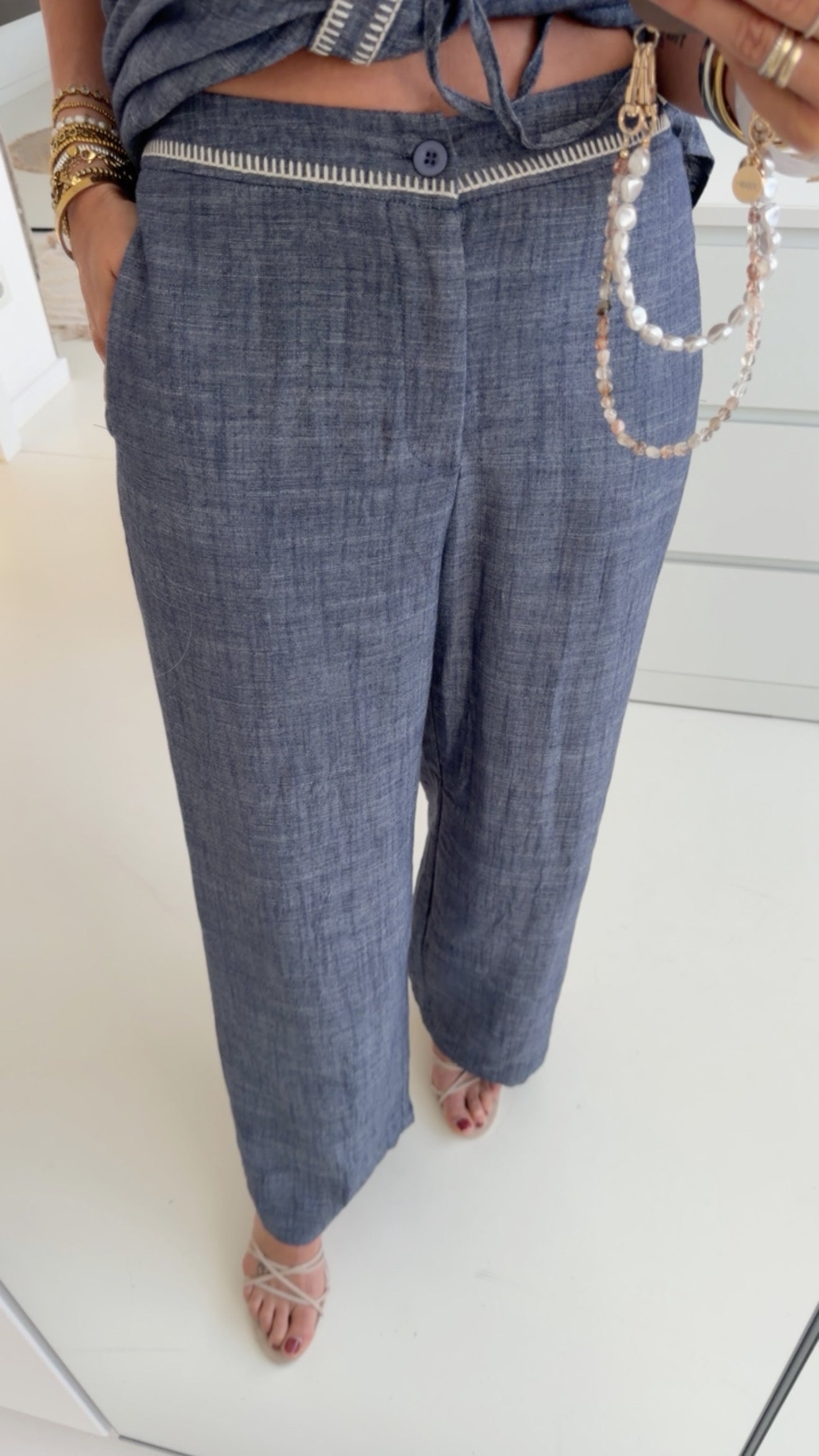 Summer Jeans Hose Seam