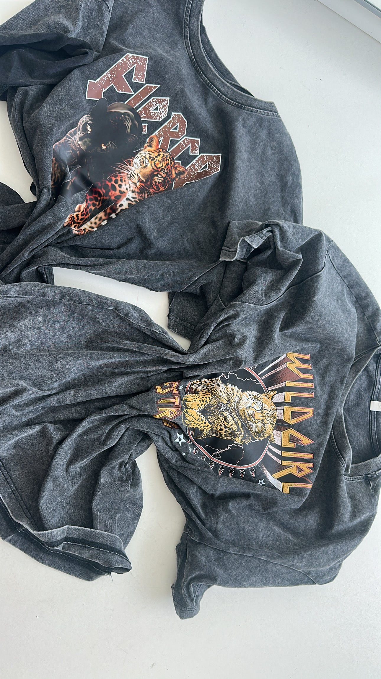 Long T-Shirt Edgy Print