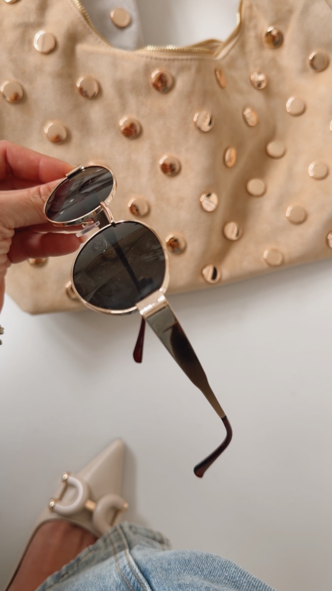 Sonnenbrille Oval Statement