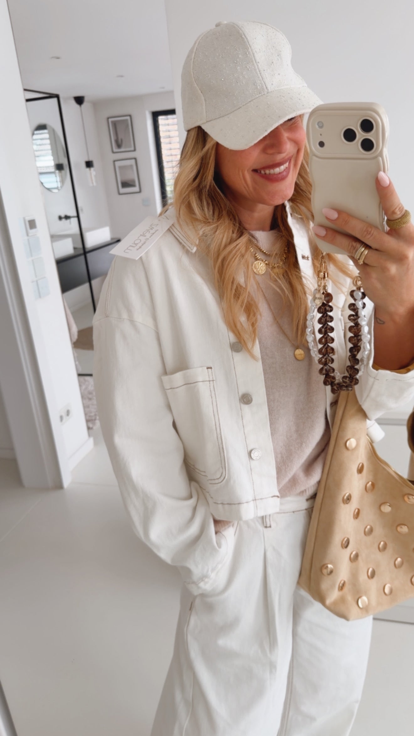 Midi Jeans Jacke Seam