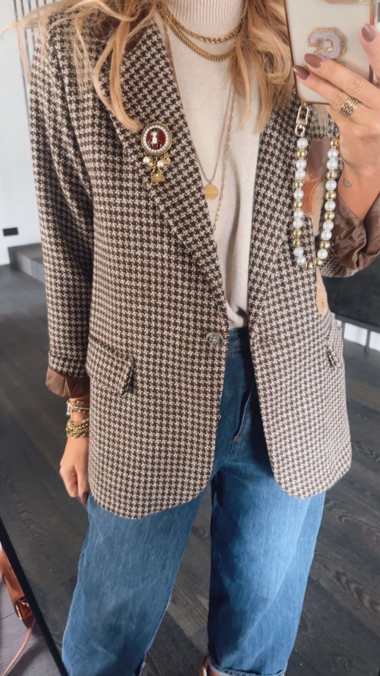 Teddy Blazer Cord Kragen