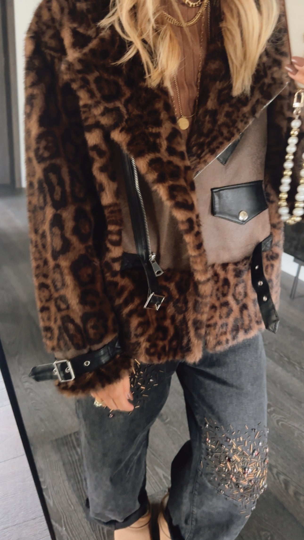Biker Leo Jacke Flausch