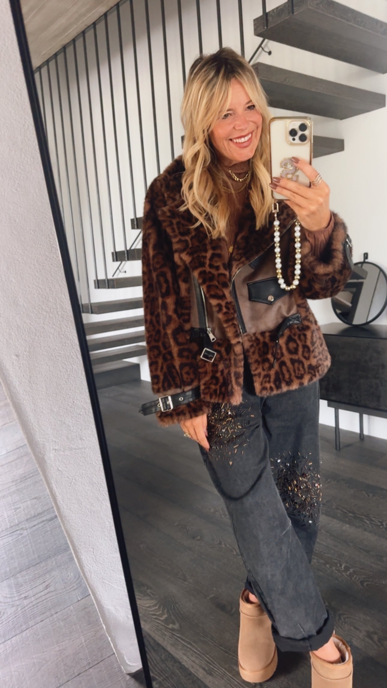 Biker Leo Jacke Flausch