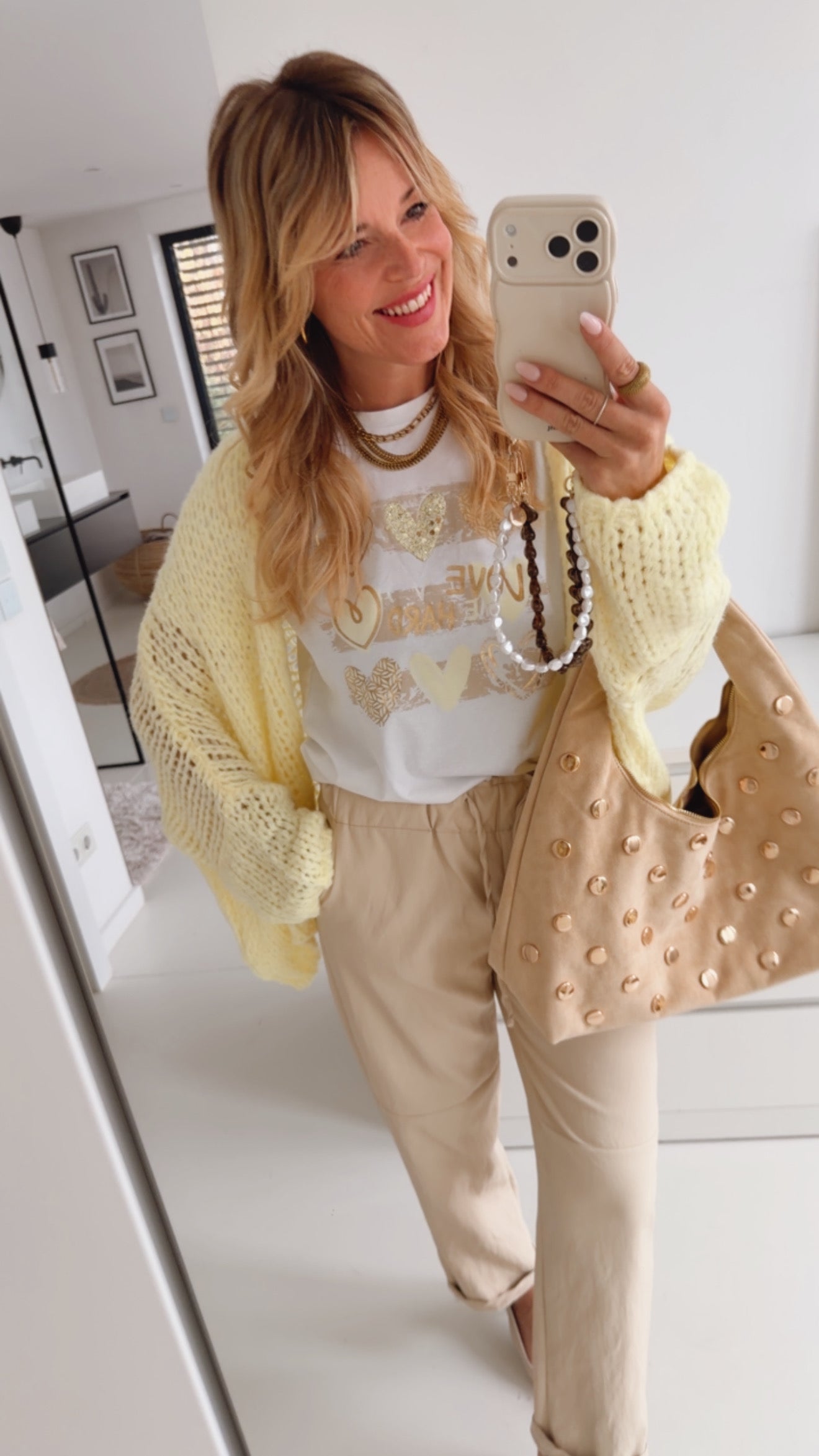 Oversize Grobstrick Jacke