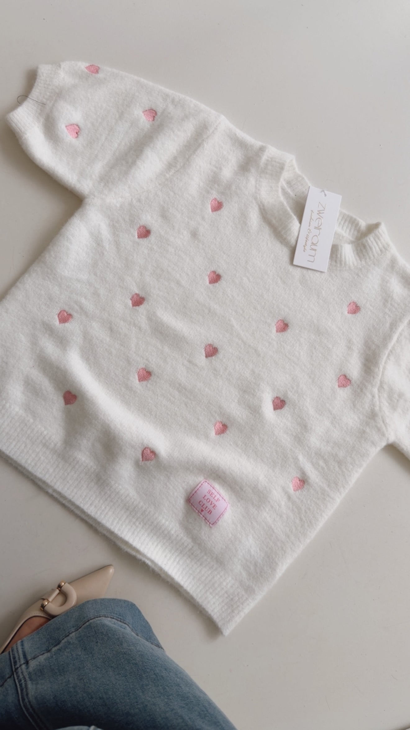 Kurzarmpulli Little Hearts