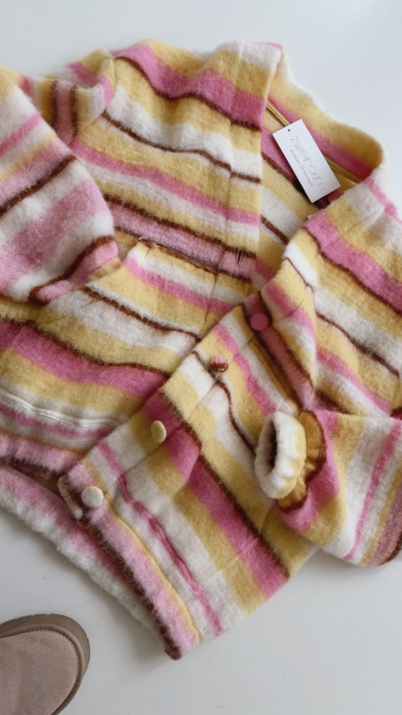 Jacke Felt mit Streifen