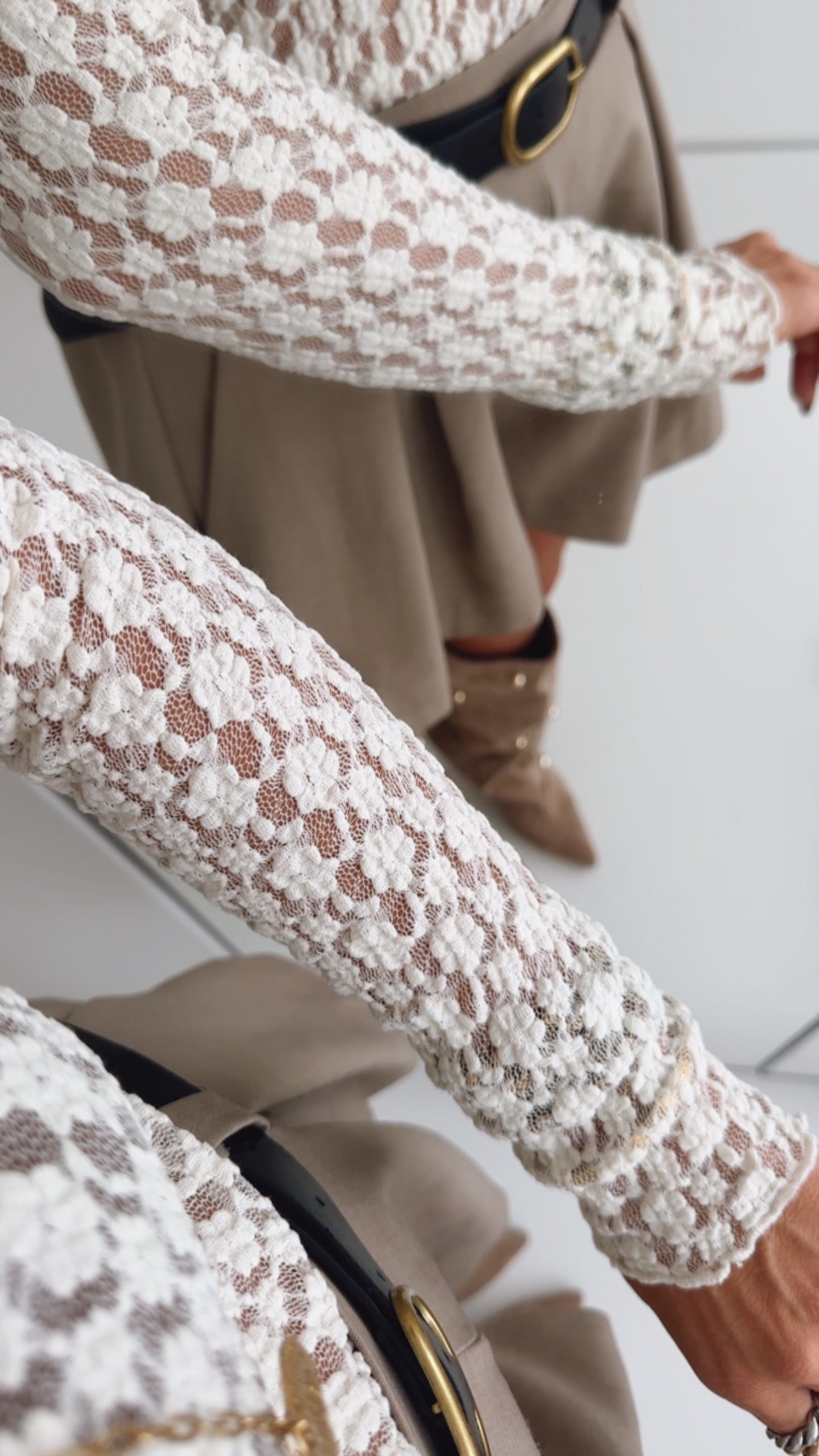 Longsleeve Spitze Little Flowers