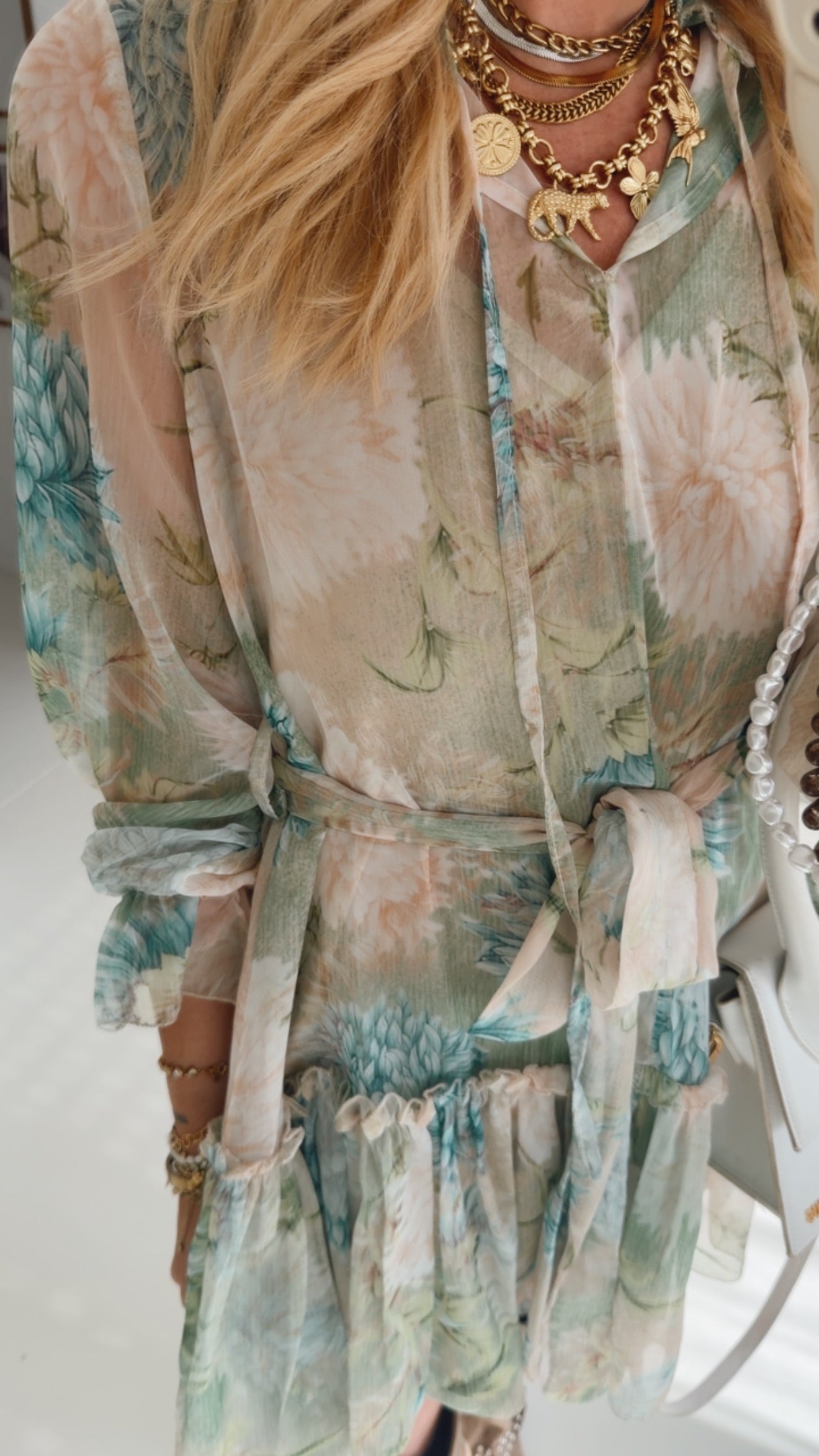 Mini Kleid Flower Print