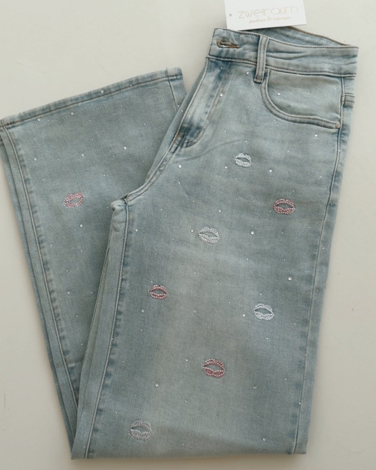 Jeans Glitter Lips