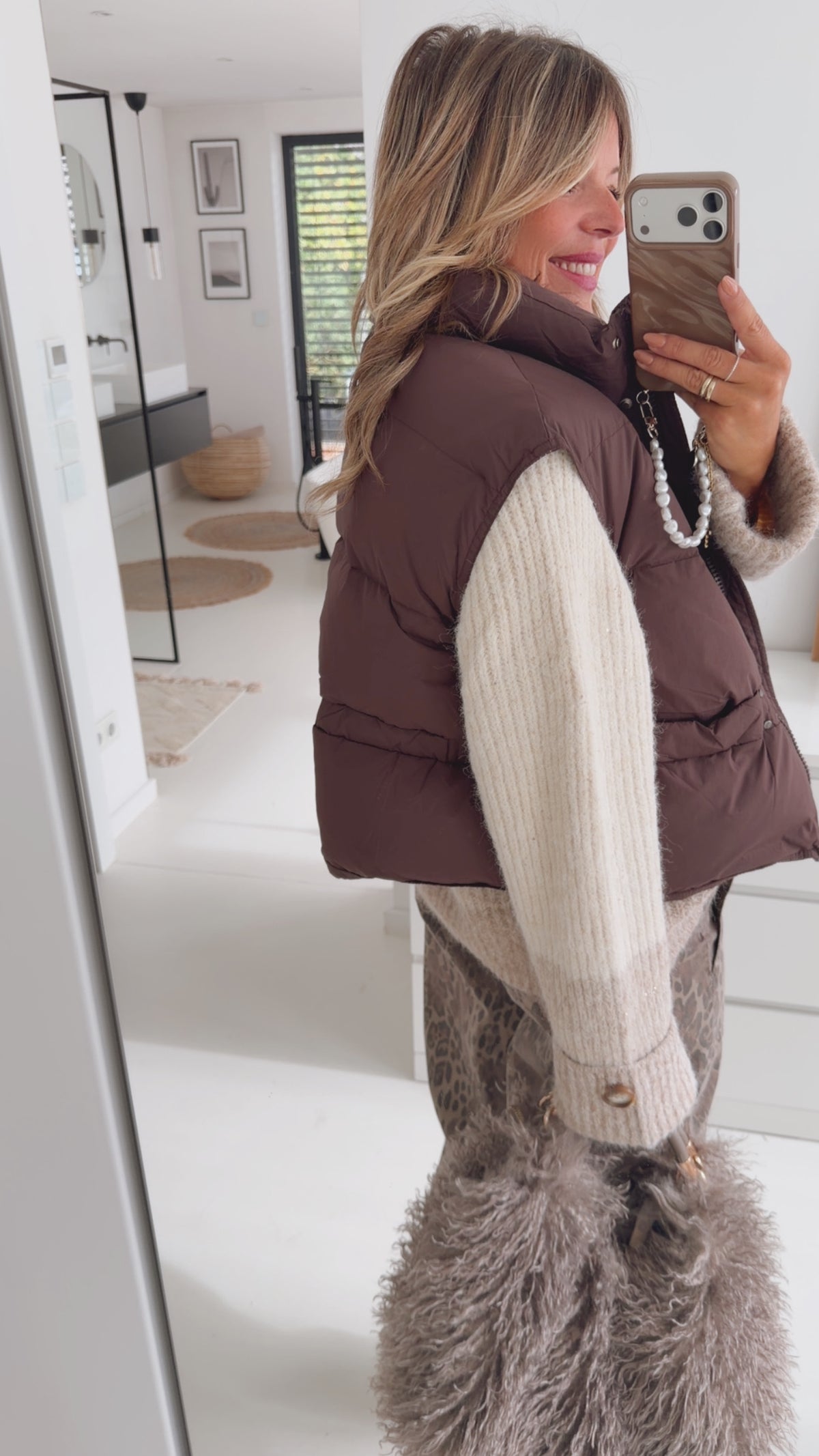 Puffy Midi Weste