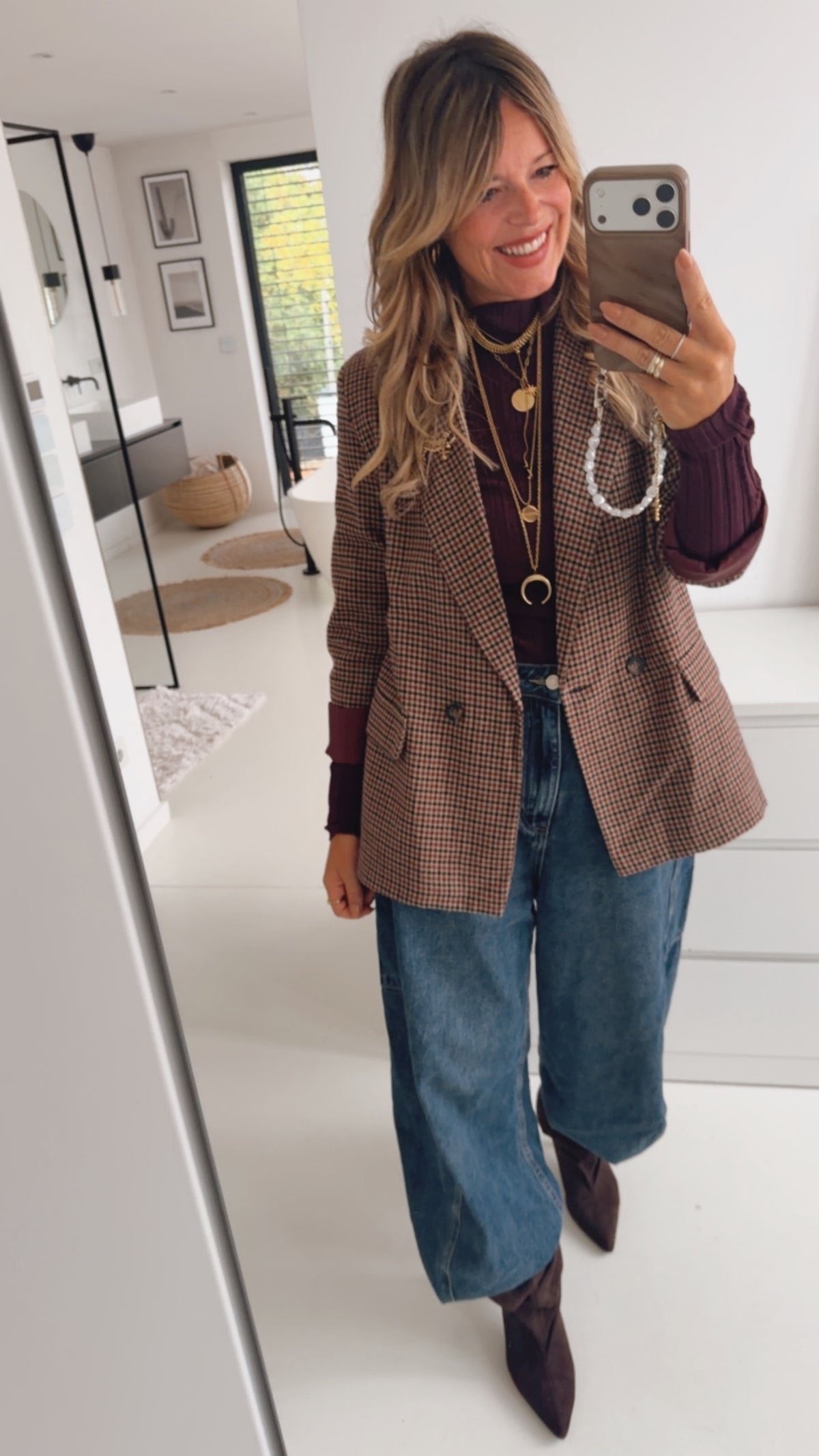 Karo Blazer Leo Brosche