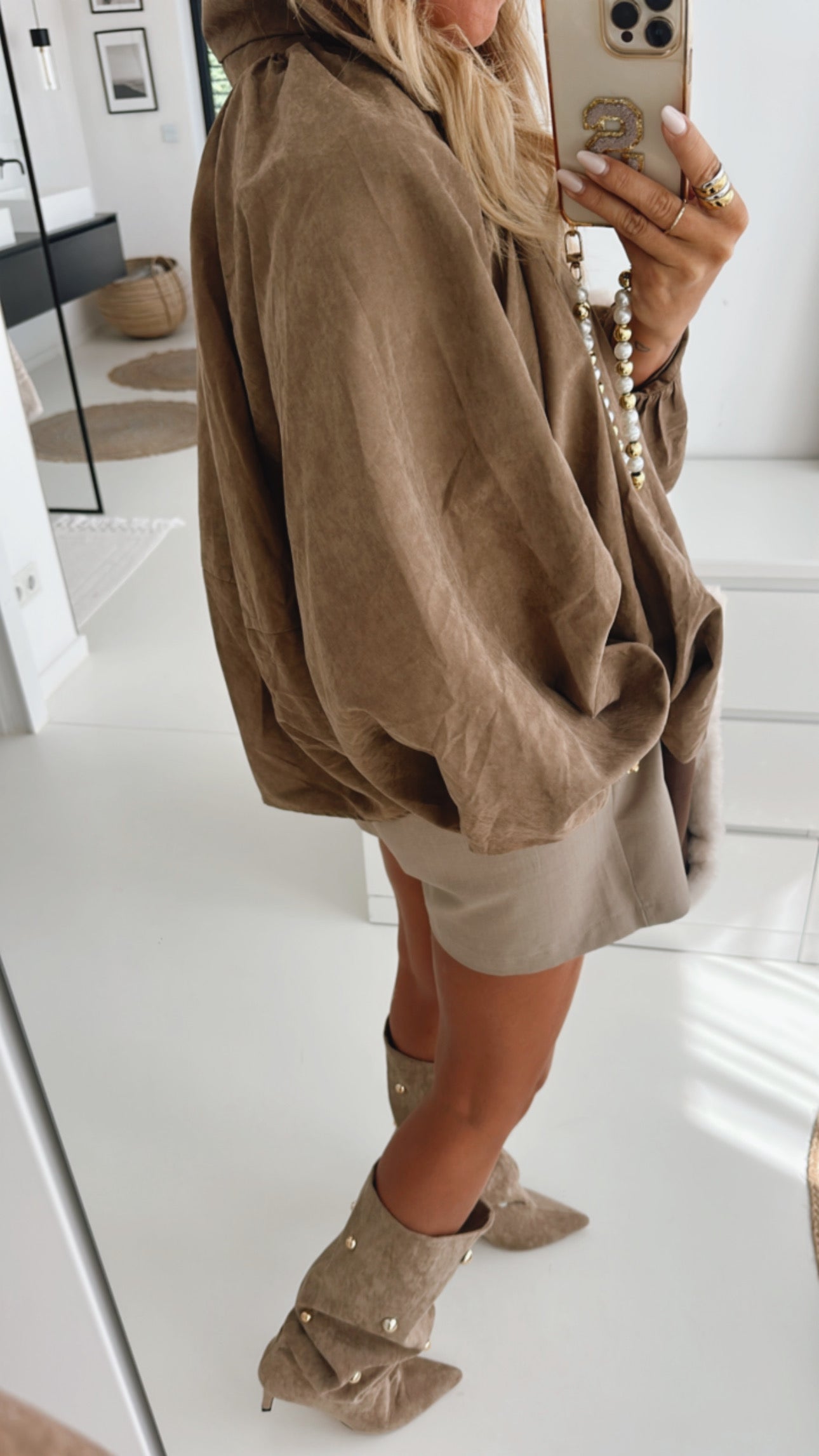 Midi Puffy Oversize Jacke
