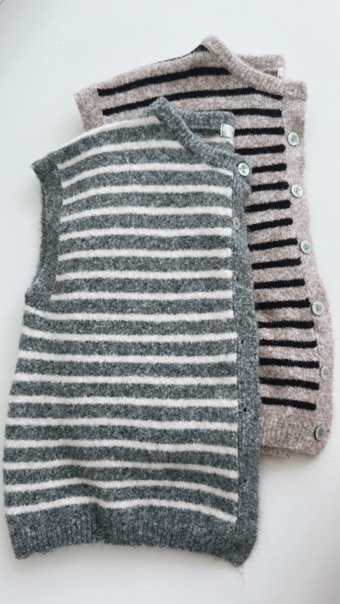 Midi Knit Pullunder Stripes