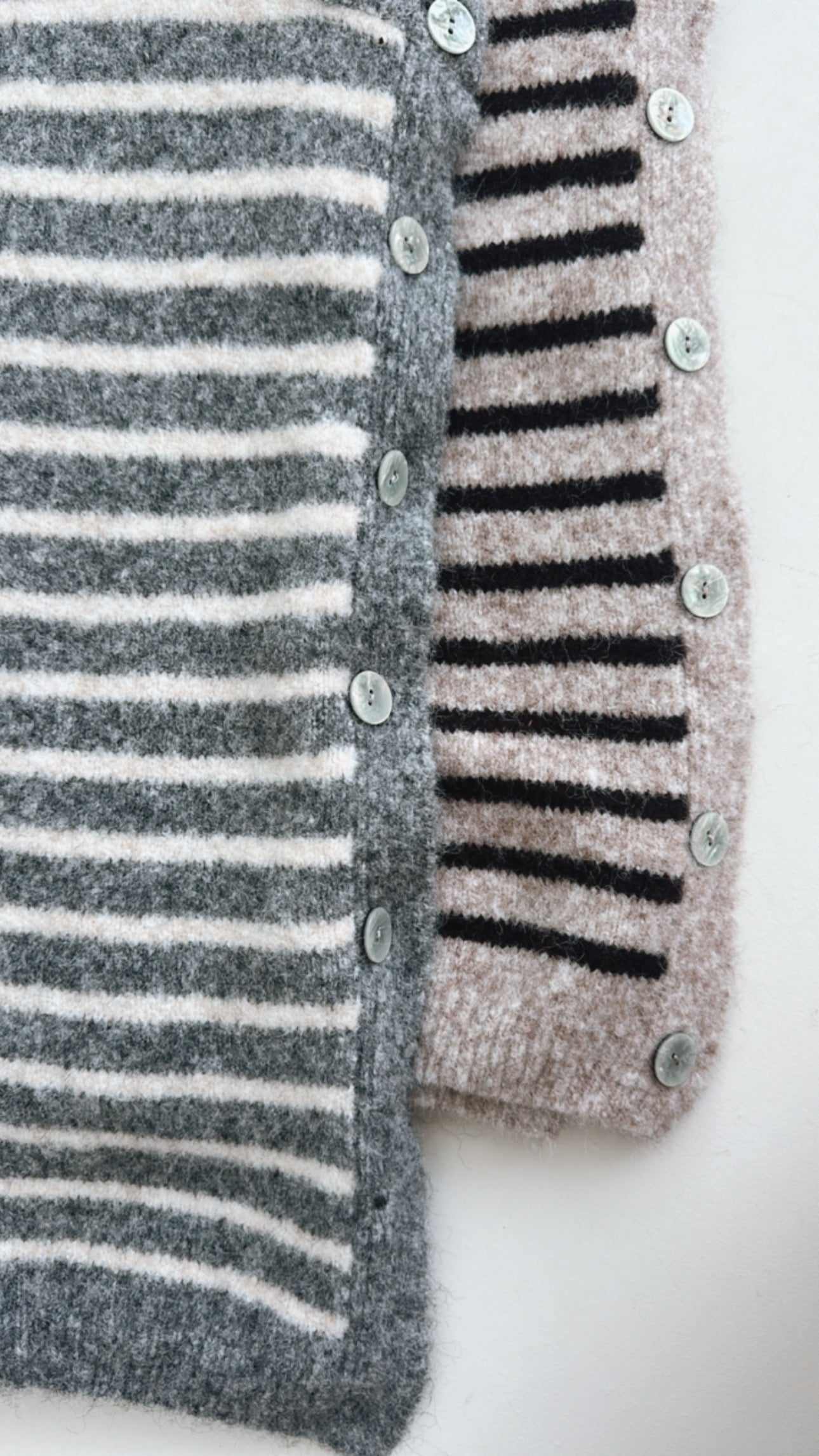 Midi Knit Pullunder Stripes