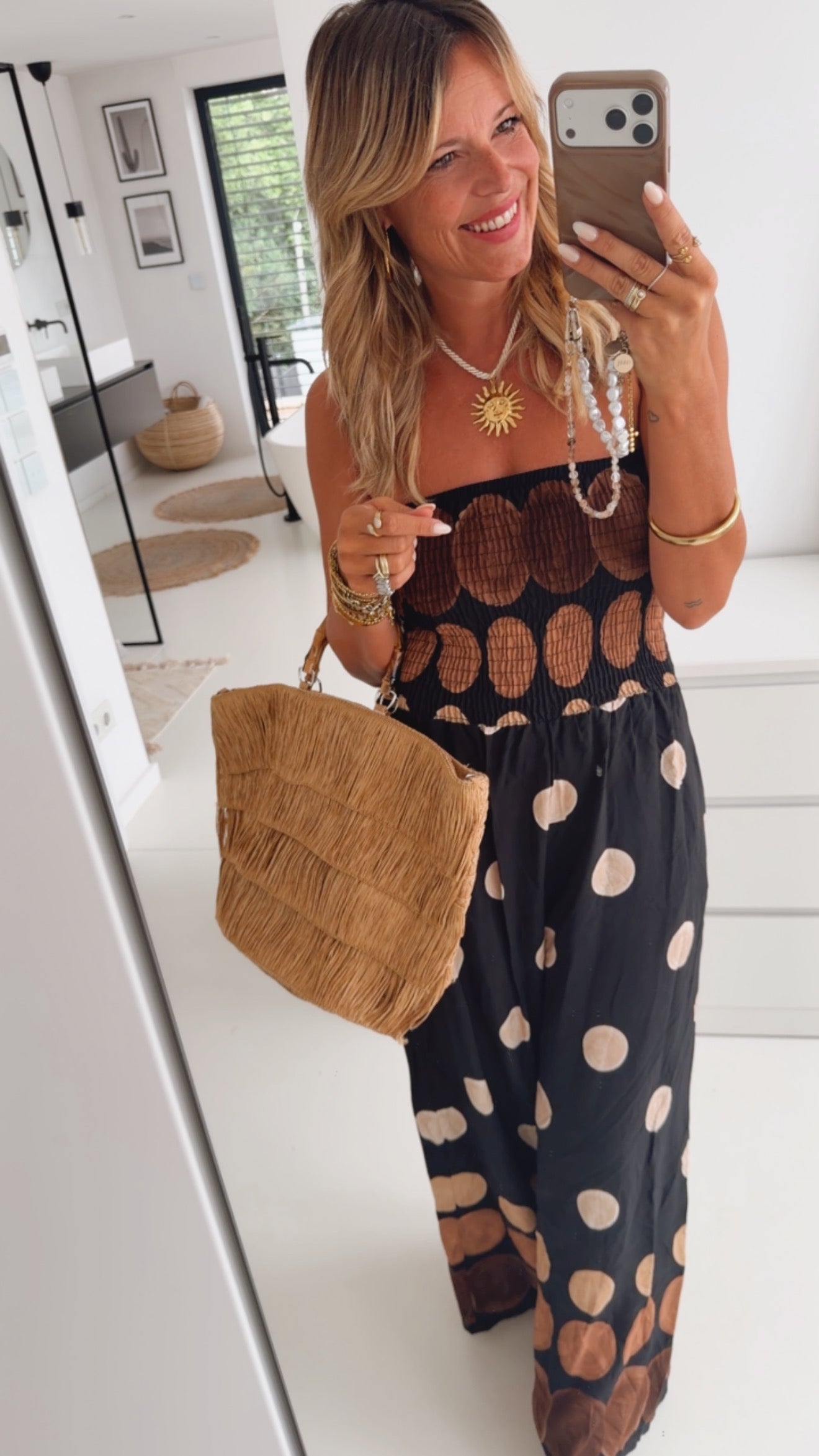 Wide Leg Bandeau Jumpsuit