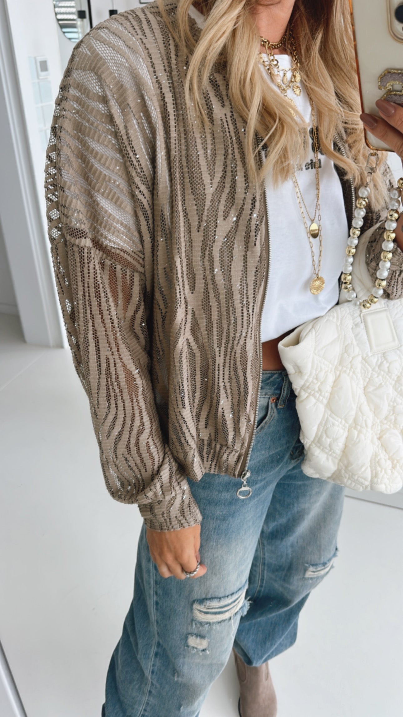 Midi Jacke Dreamy Sparkle