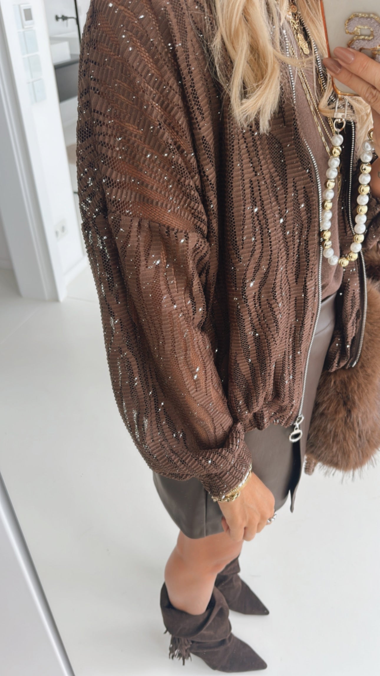 Midi Jacke Dreamy Sparkle