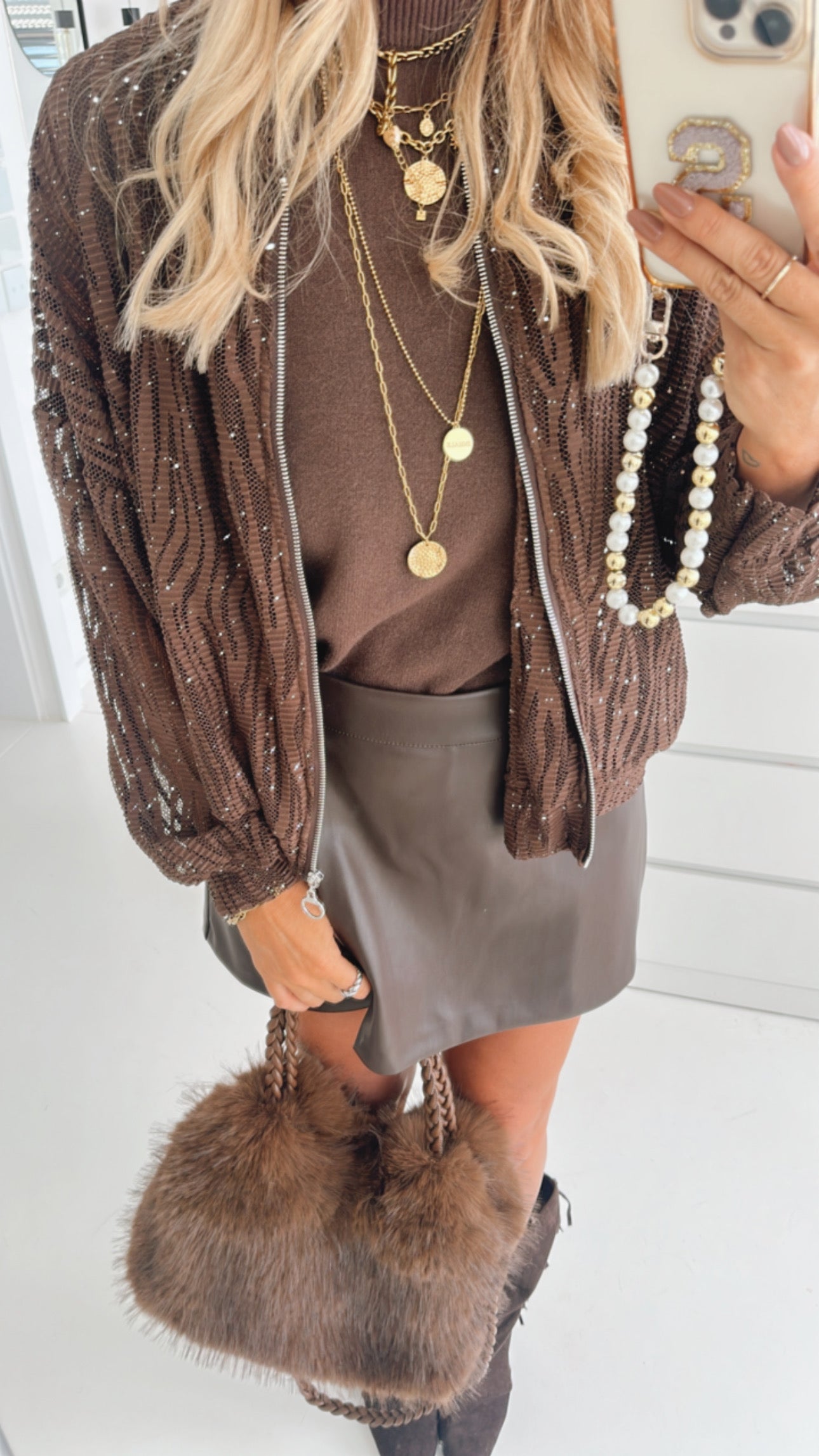 Midi Jacke Dreamy Sparkle