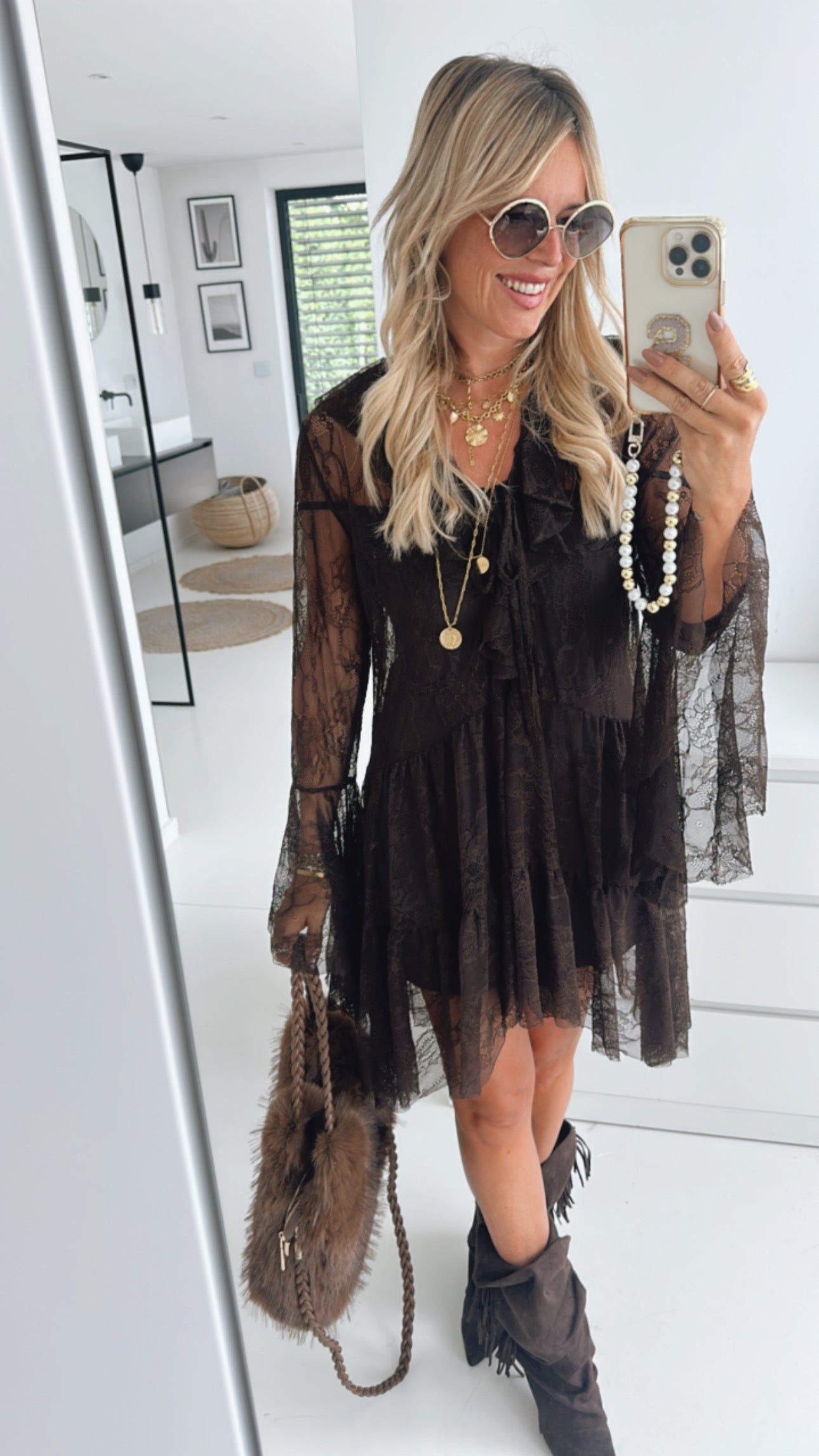 Mini Kleid Lace Lover