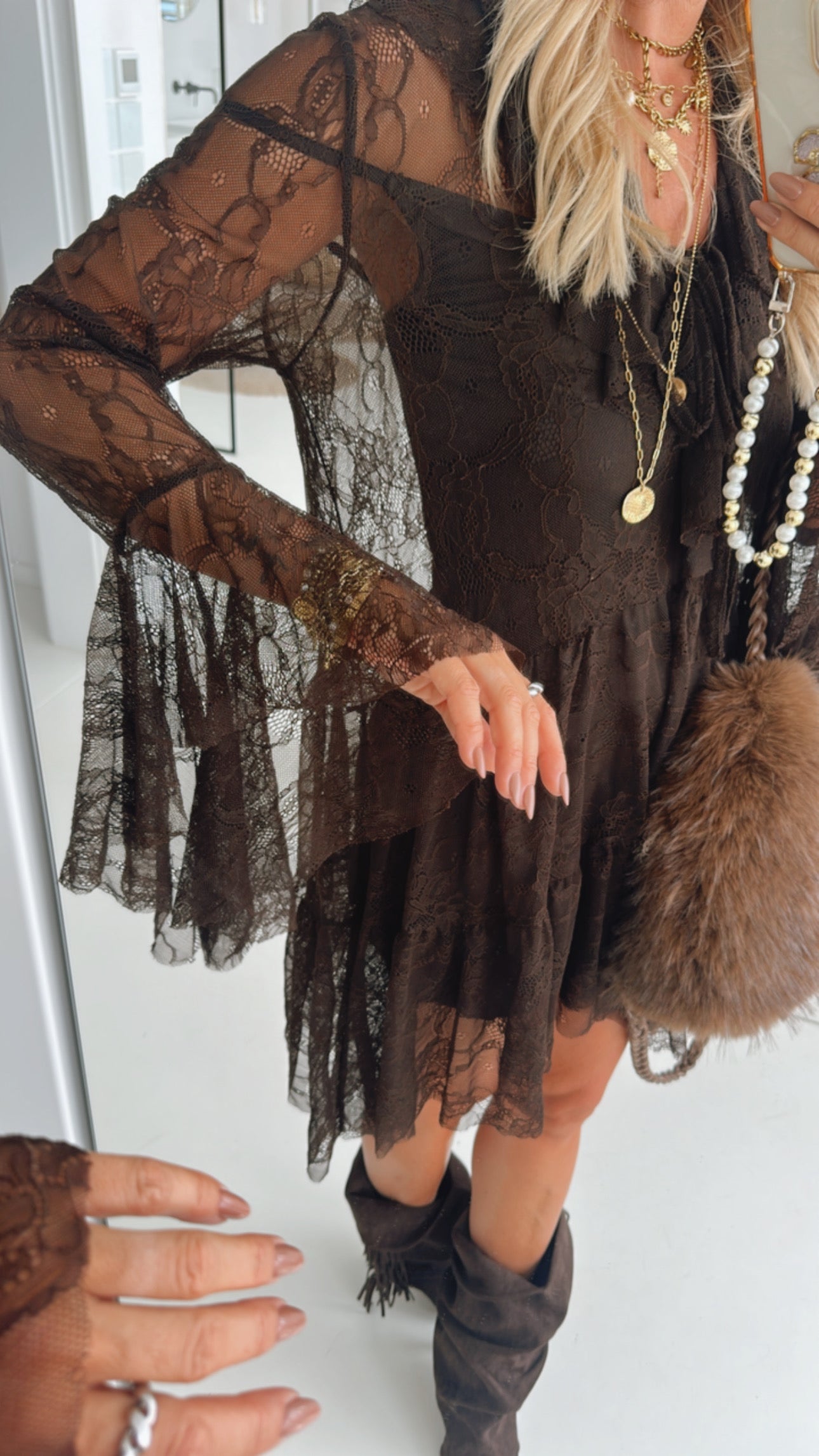 Mini Kleid Lace Lover