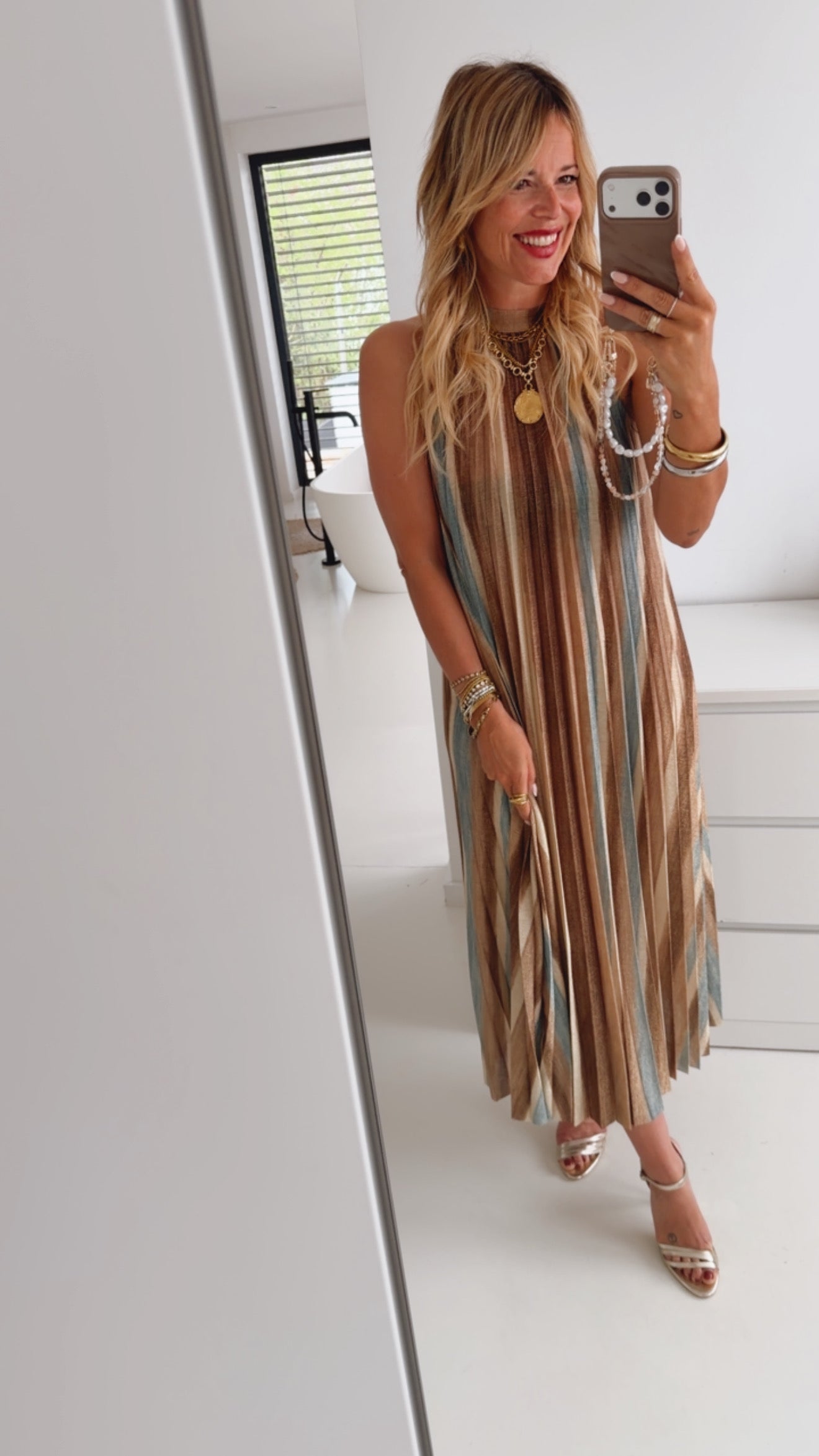 Kleid Plissee