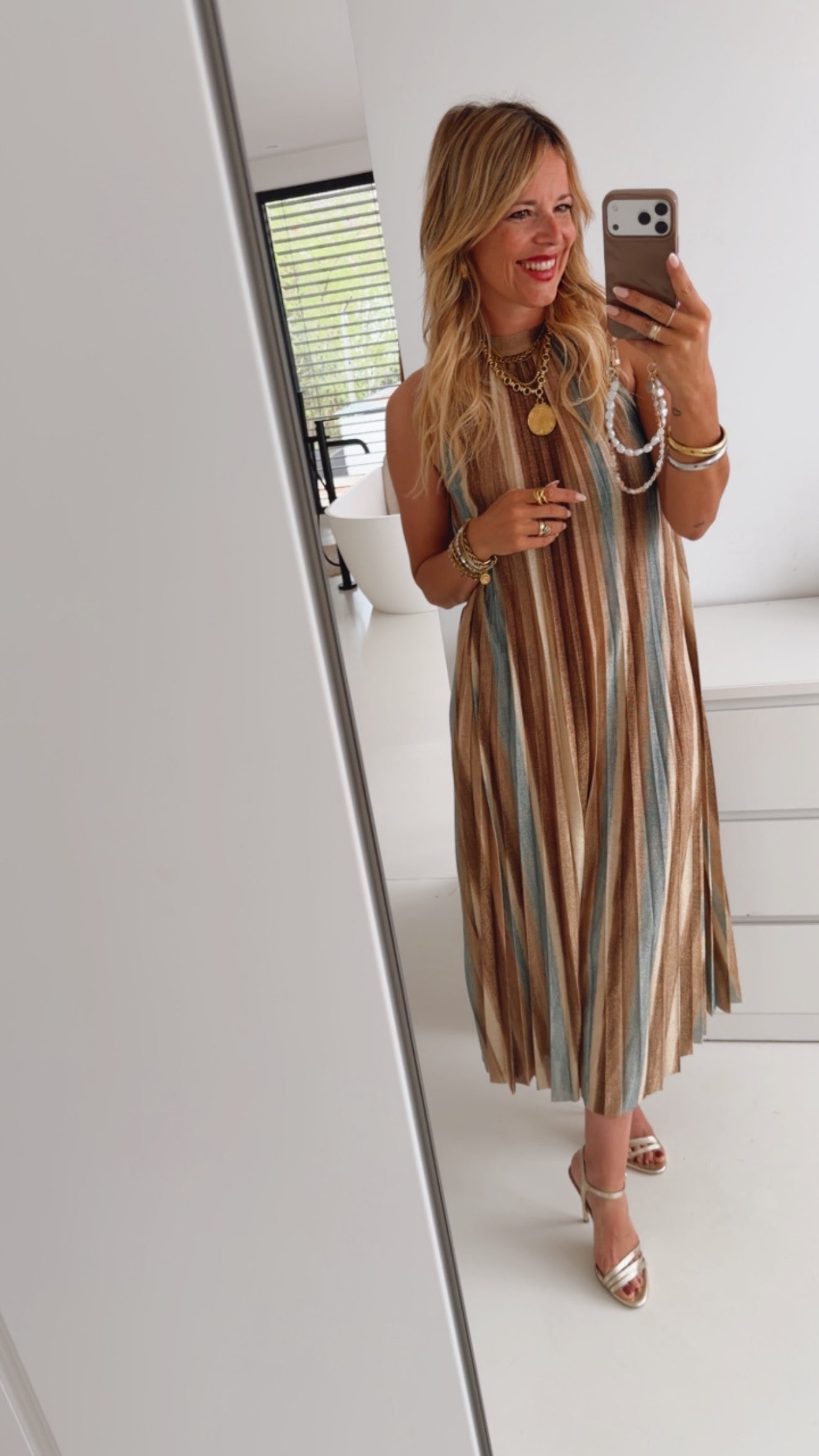 Kleid Plissee