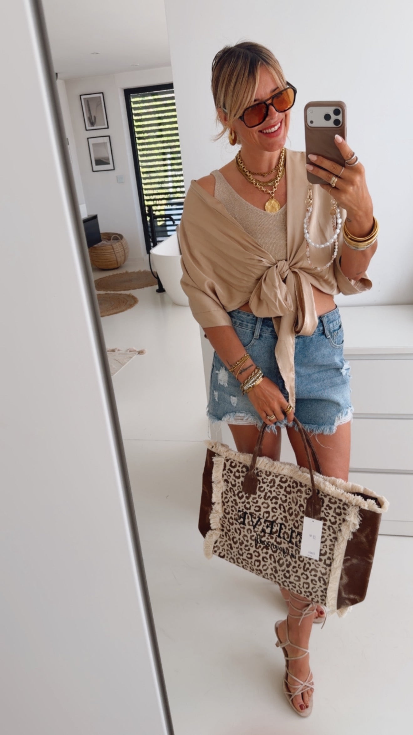 Wickel Jacke Seidenoptik