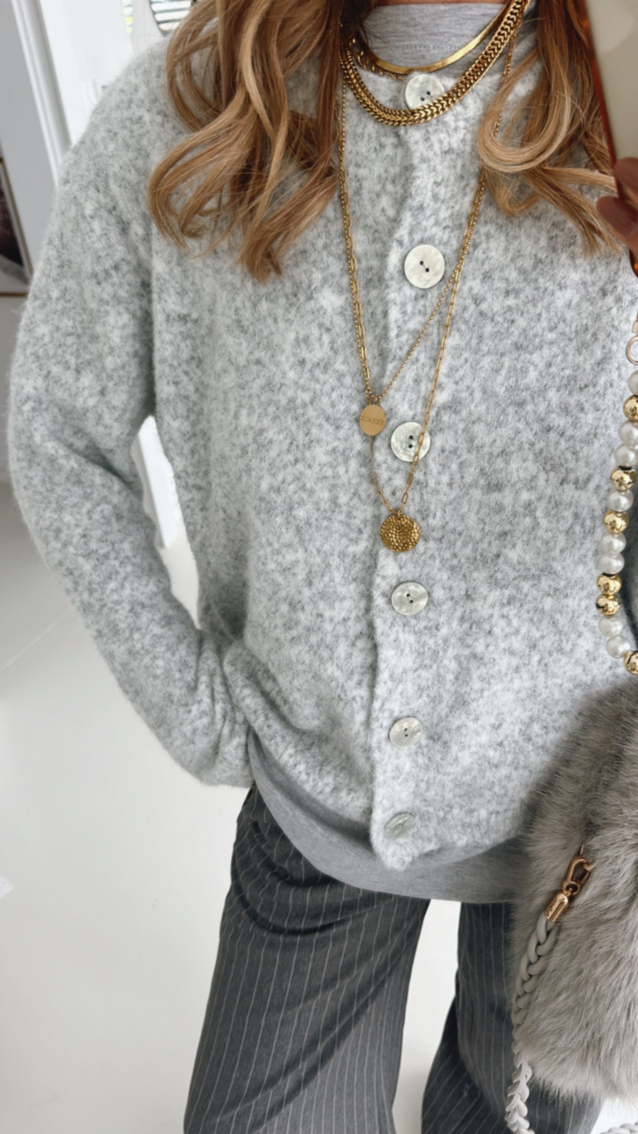 Midi Strickjacke Comfy Buttons