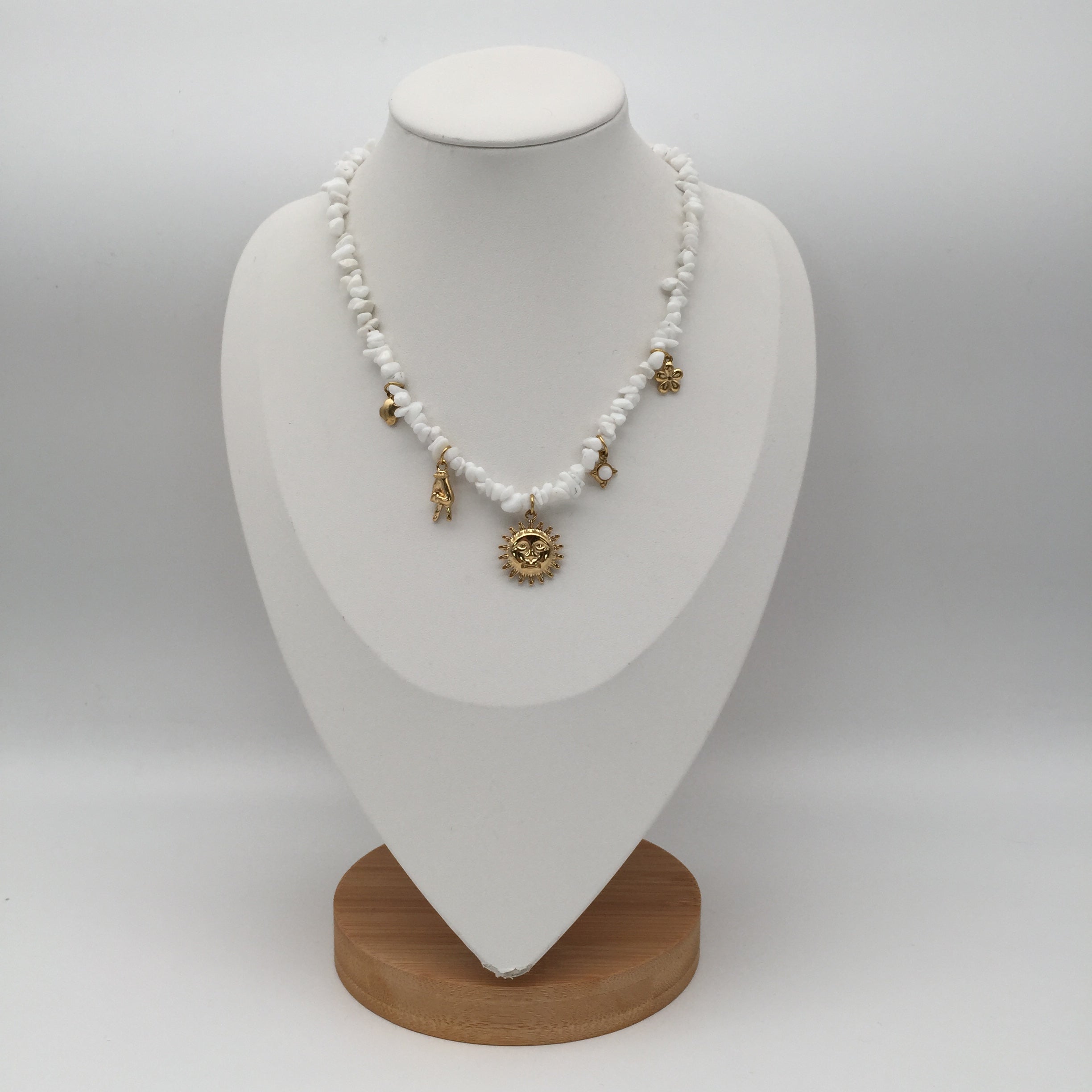 Kette White Stone Charmes