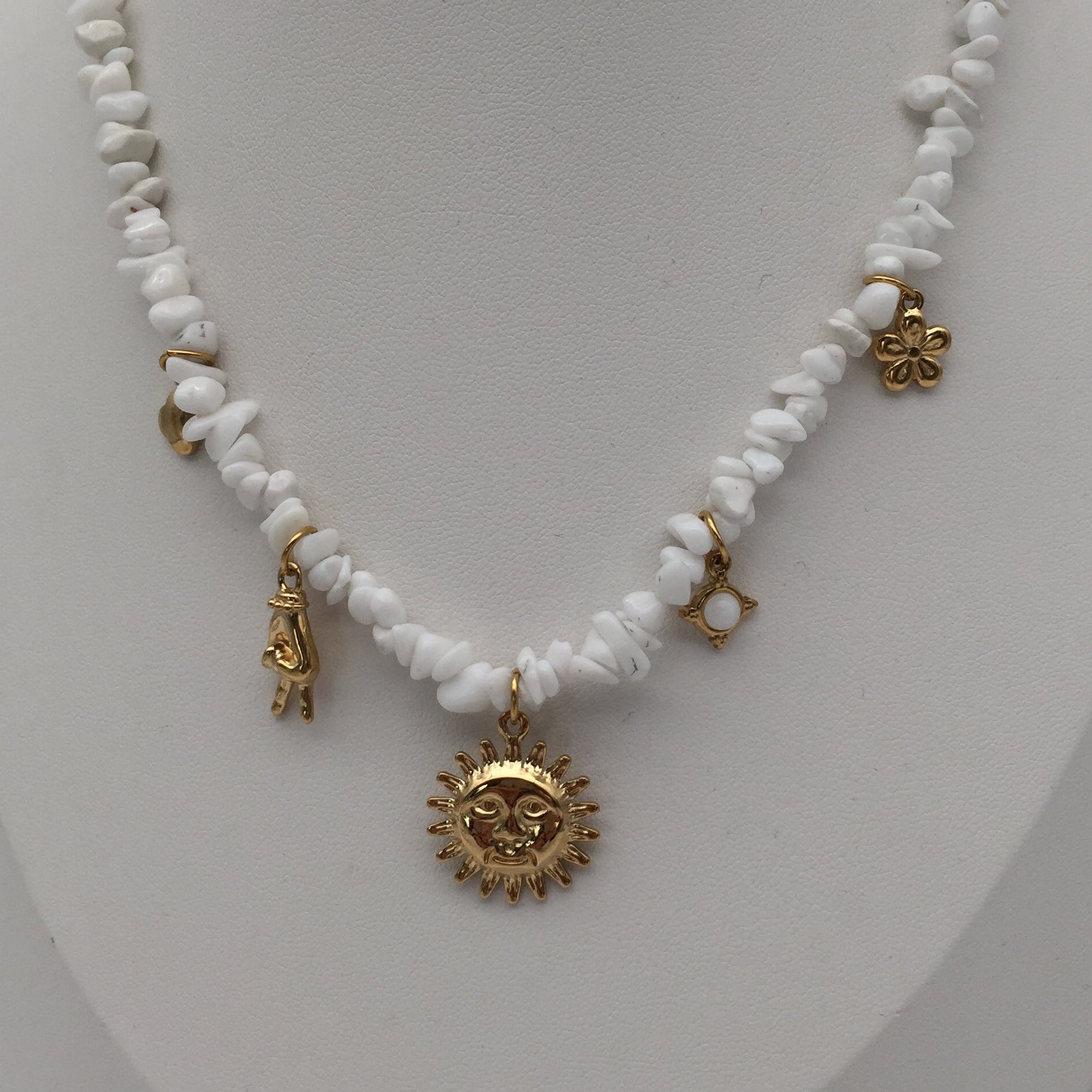Kette White Stone Charmes